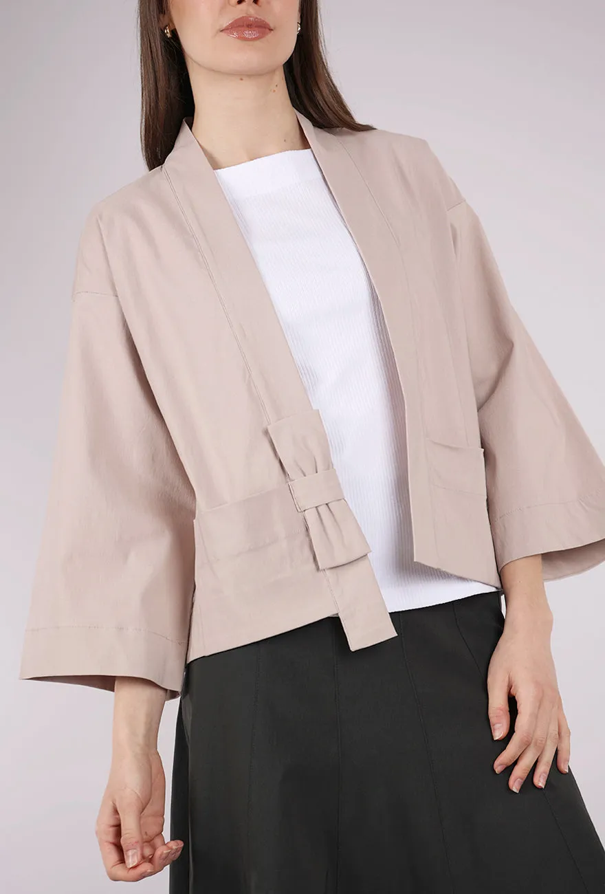 Urban Trend Magic Stretch Open Jacket, Dusty Quartz
