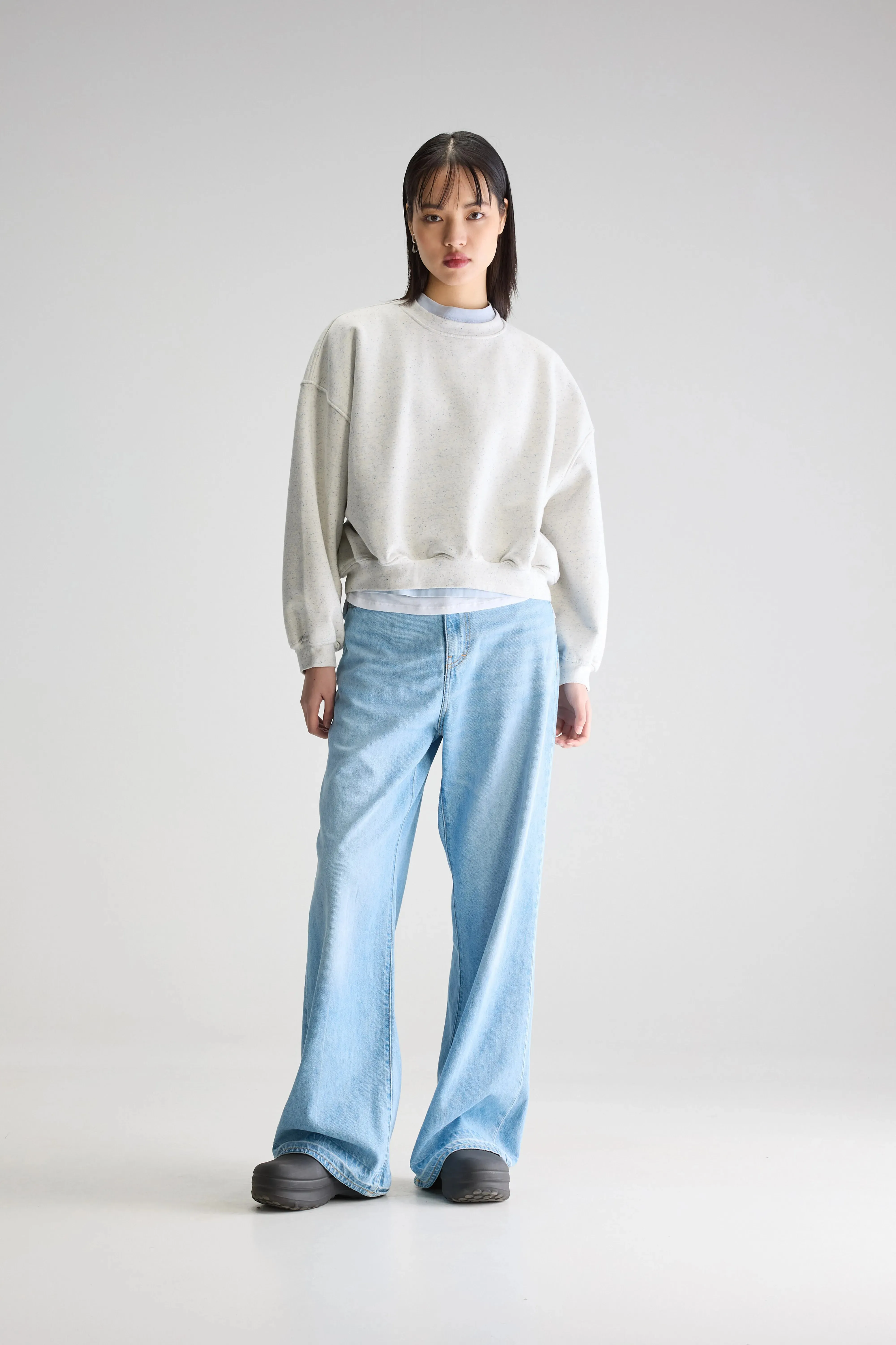 Urban Warmth Fancy cropped crewneck sweatshirt (251 / W / COMBO A)