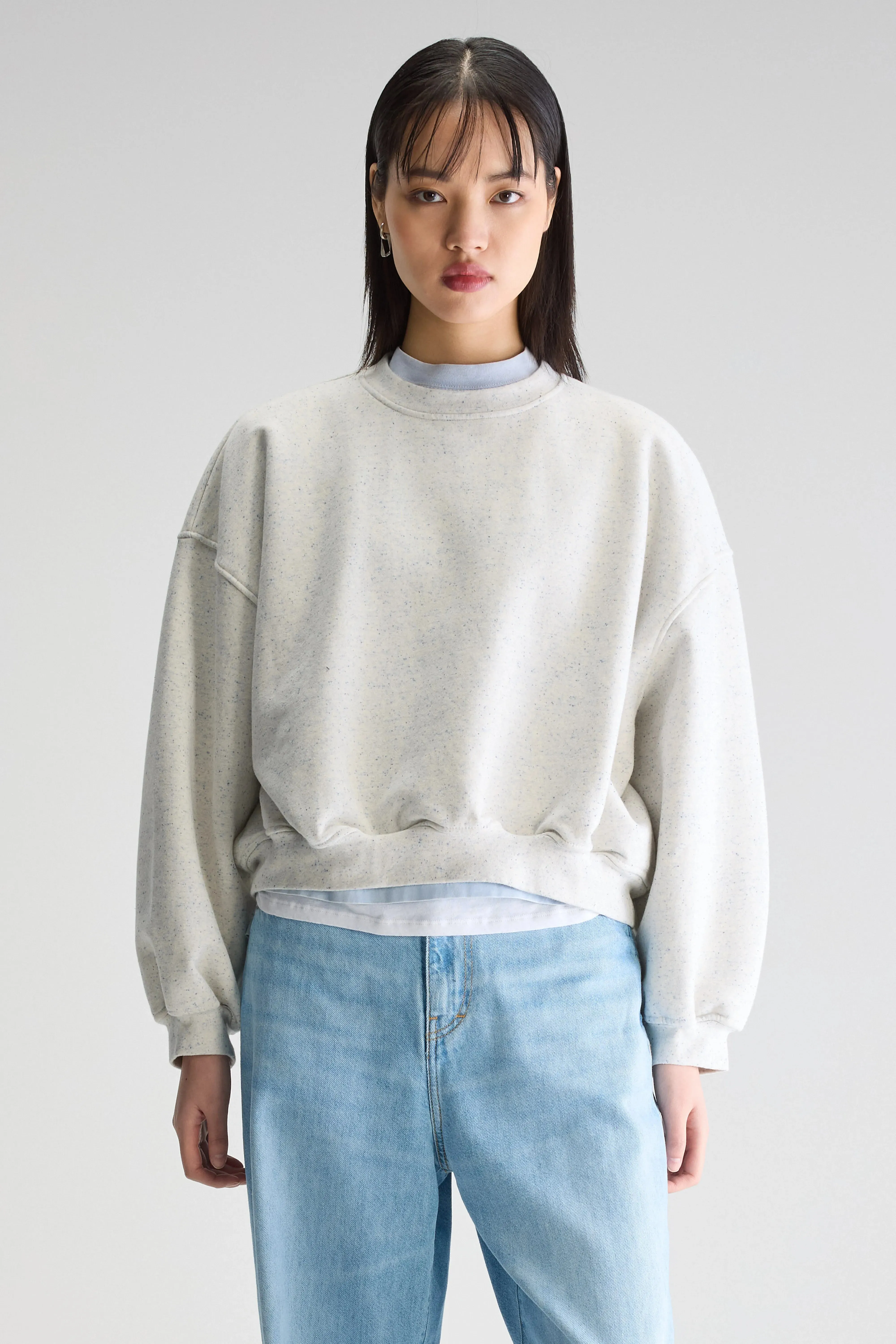 Urban Warmth Fancy cropped crewneck sweatshirt (251 / W / COMBO A)