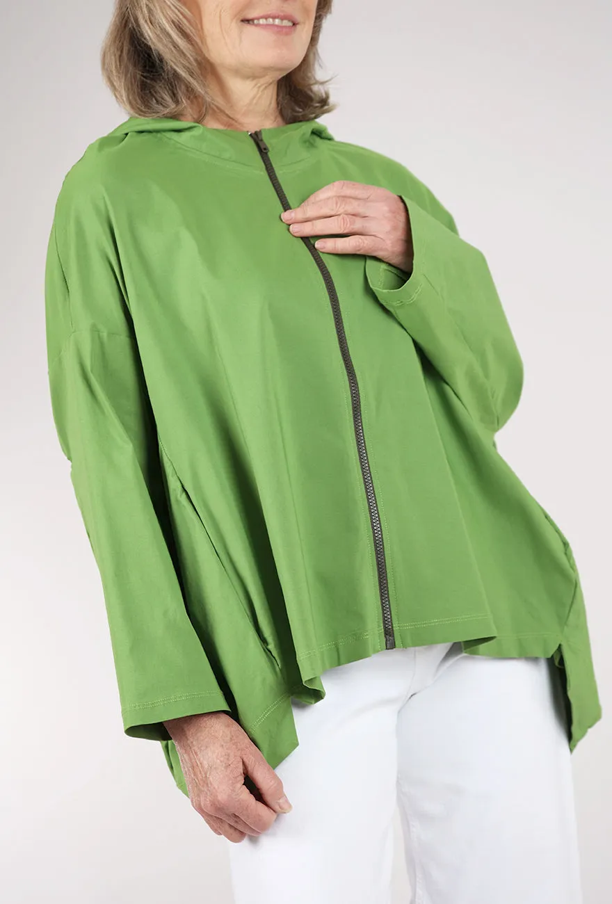 Utility Jacket Zipper Zooey Jacket, Verde