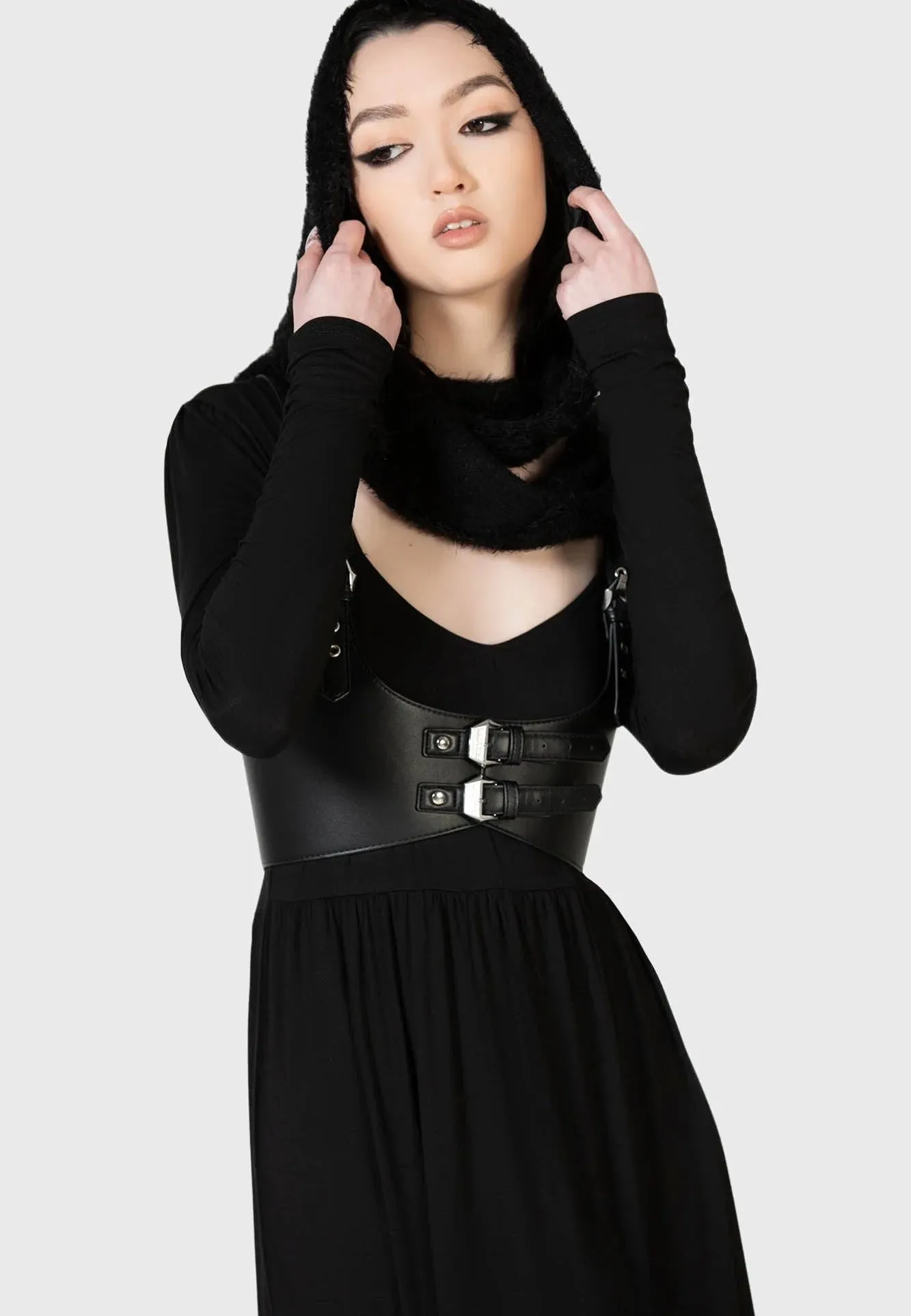UV Protection Killstar - Eris Maxi Black - Dress