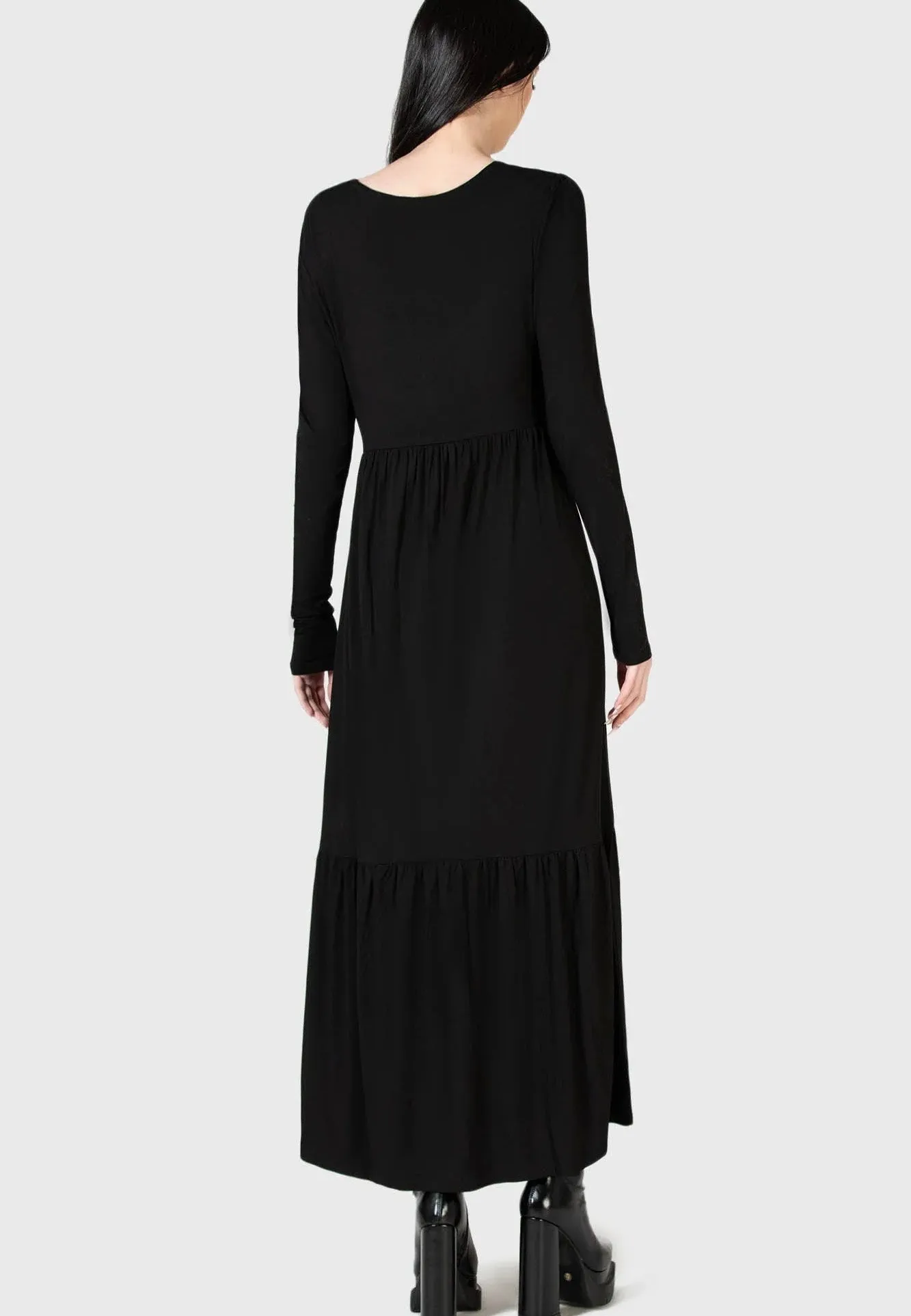 UV Protection Killstar - Eris Maxi Black - Dress