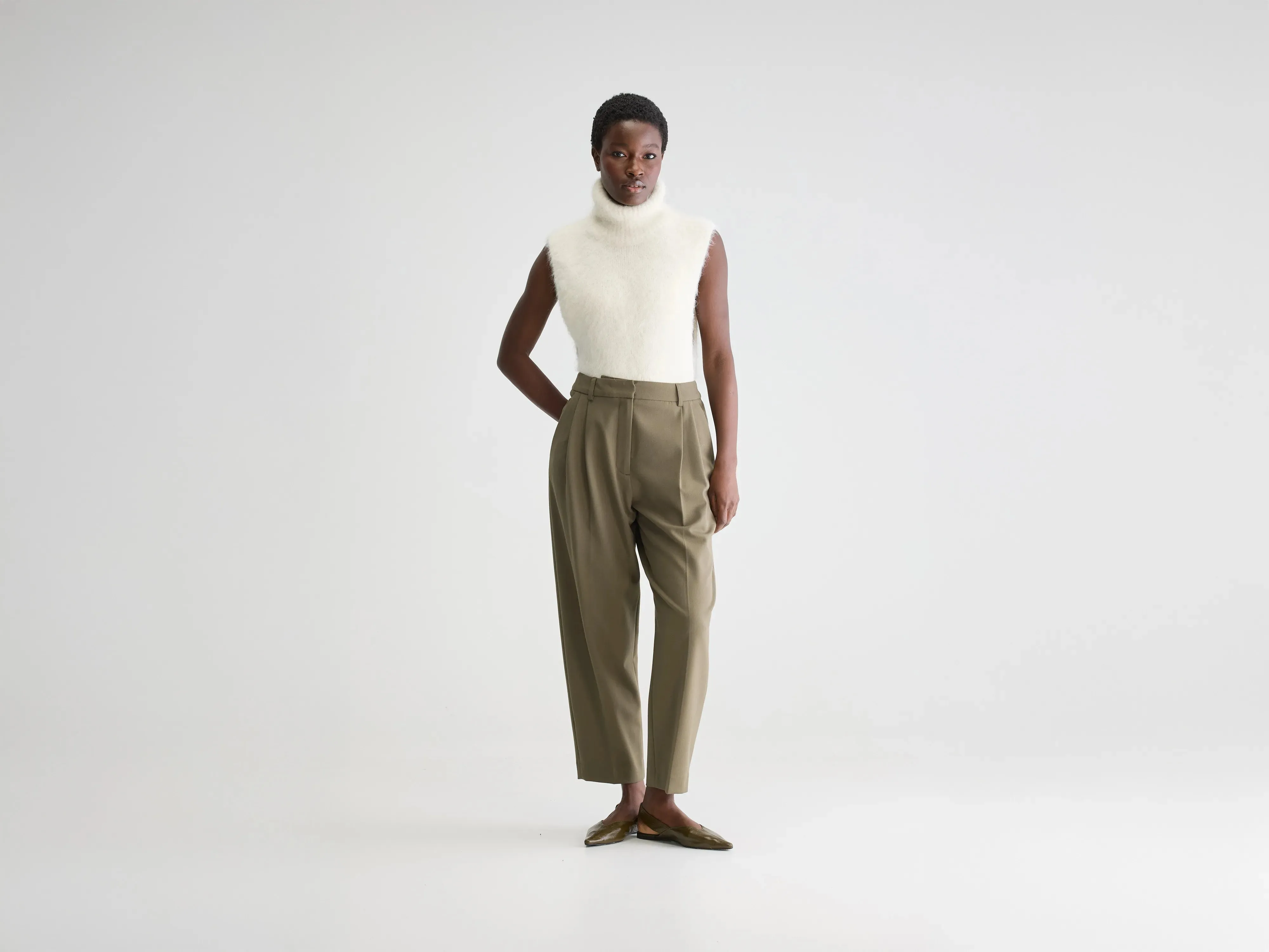 Soft Support Weekend Style Valdo tailored trousers (251 / W / FOREST)