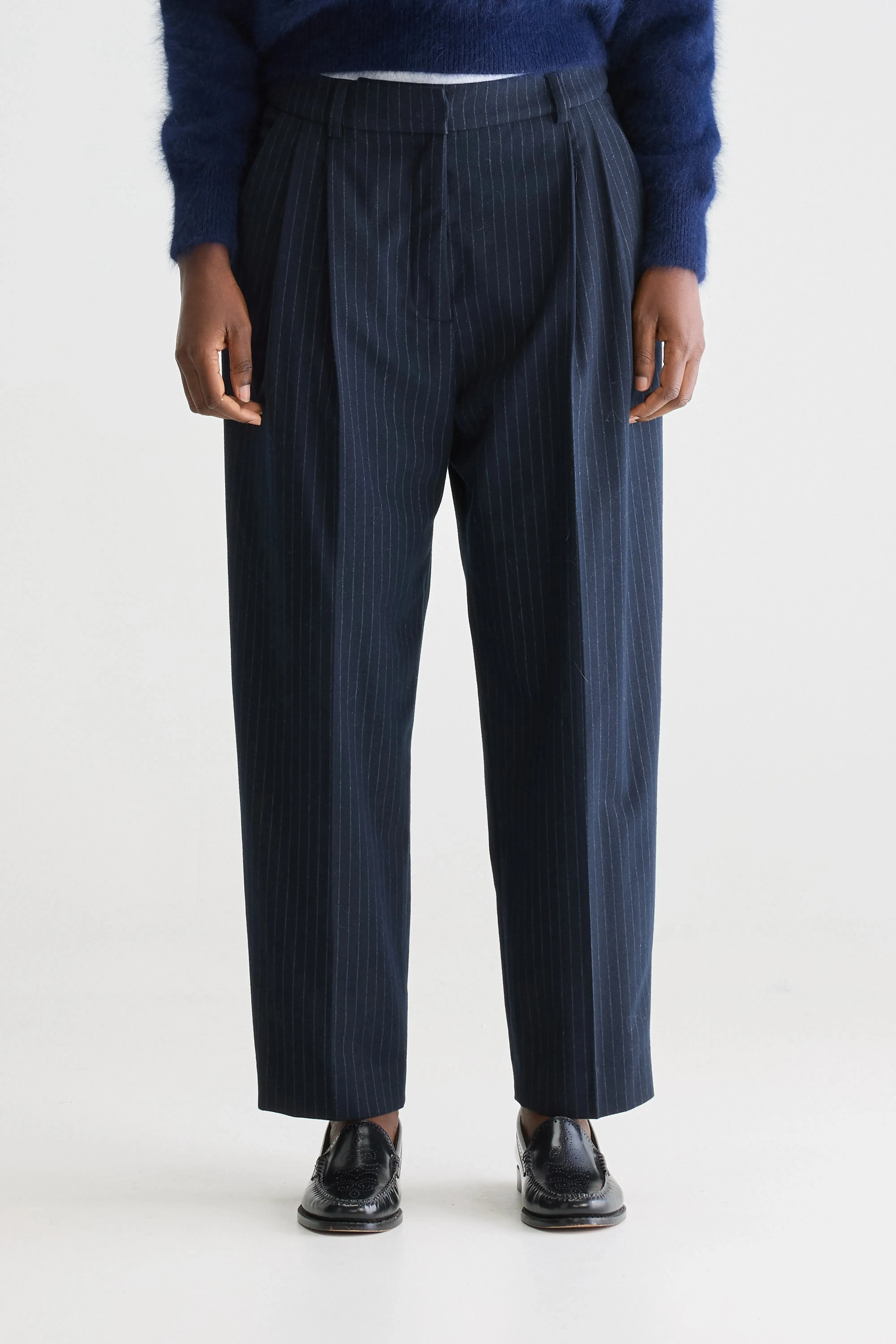 Valdo tailored trousers (251 / W / STRIPE A) Clean Style