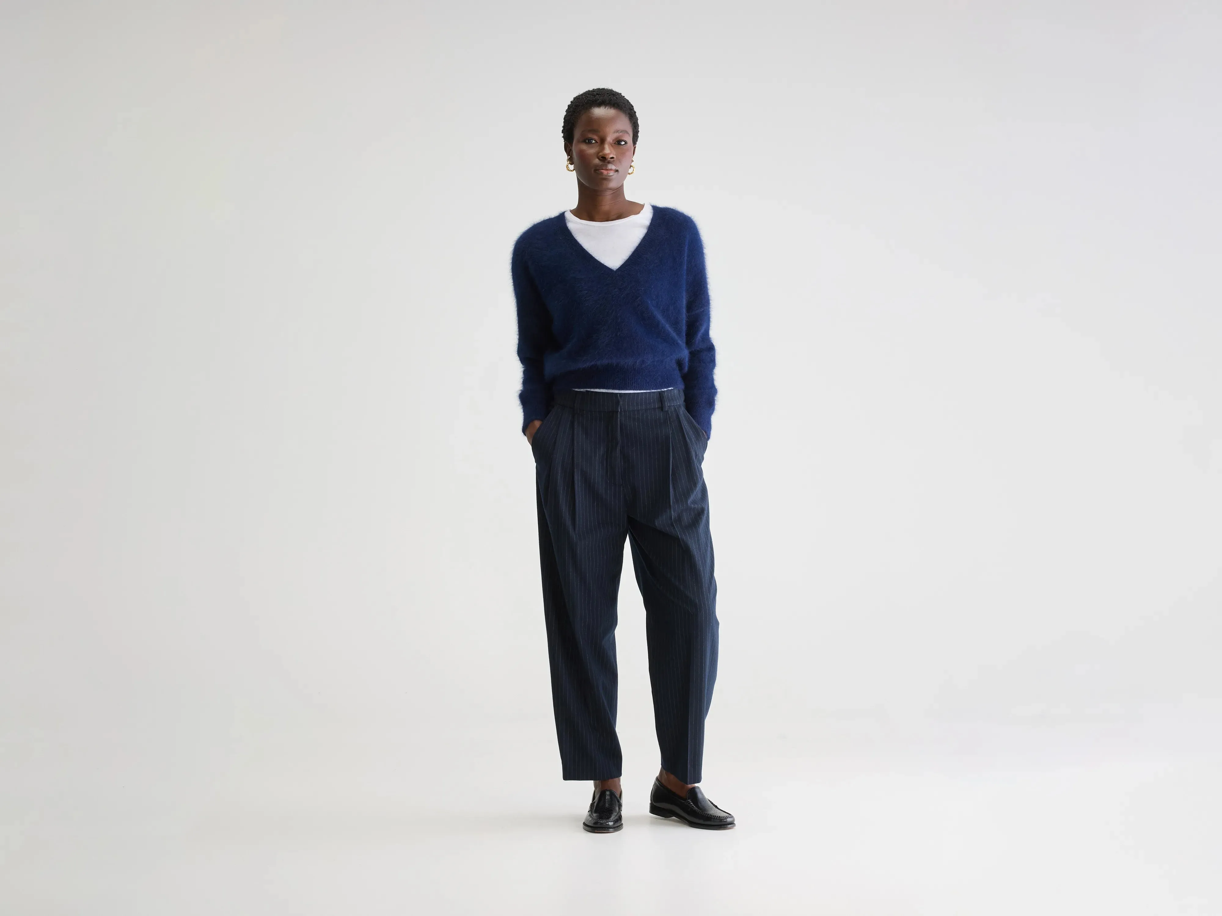 Fresh Fit Casual Office Valdo tailored trousers (251 / W / STRIPE A)