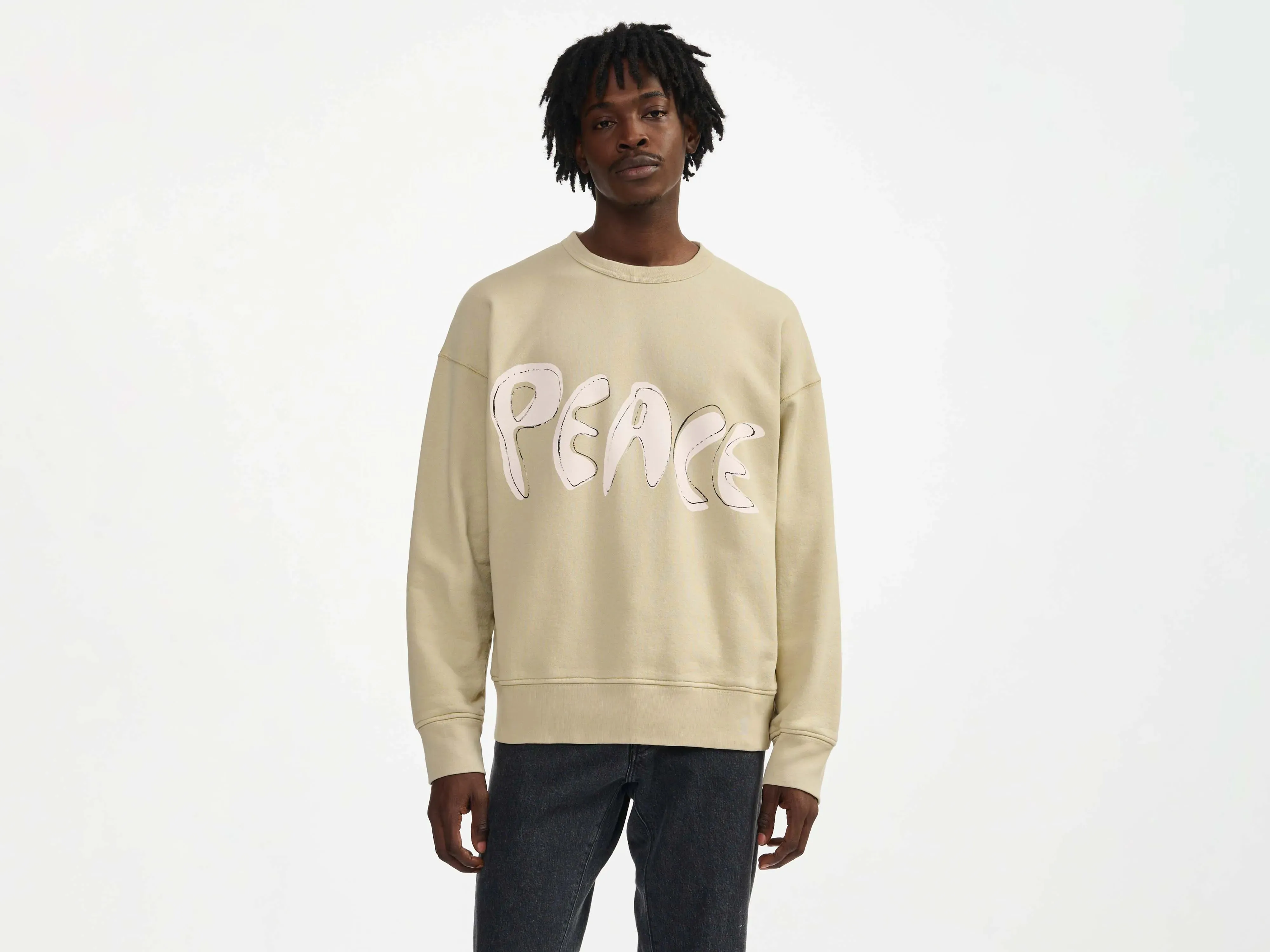 vammie sweatshirt (241 / M / CEMENT) lightweight fabric
