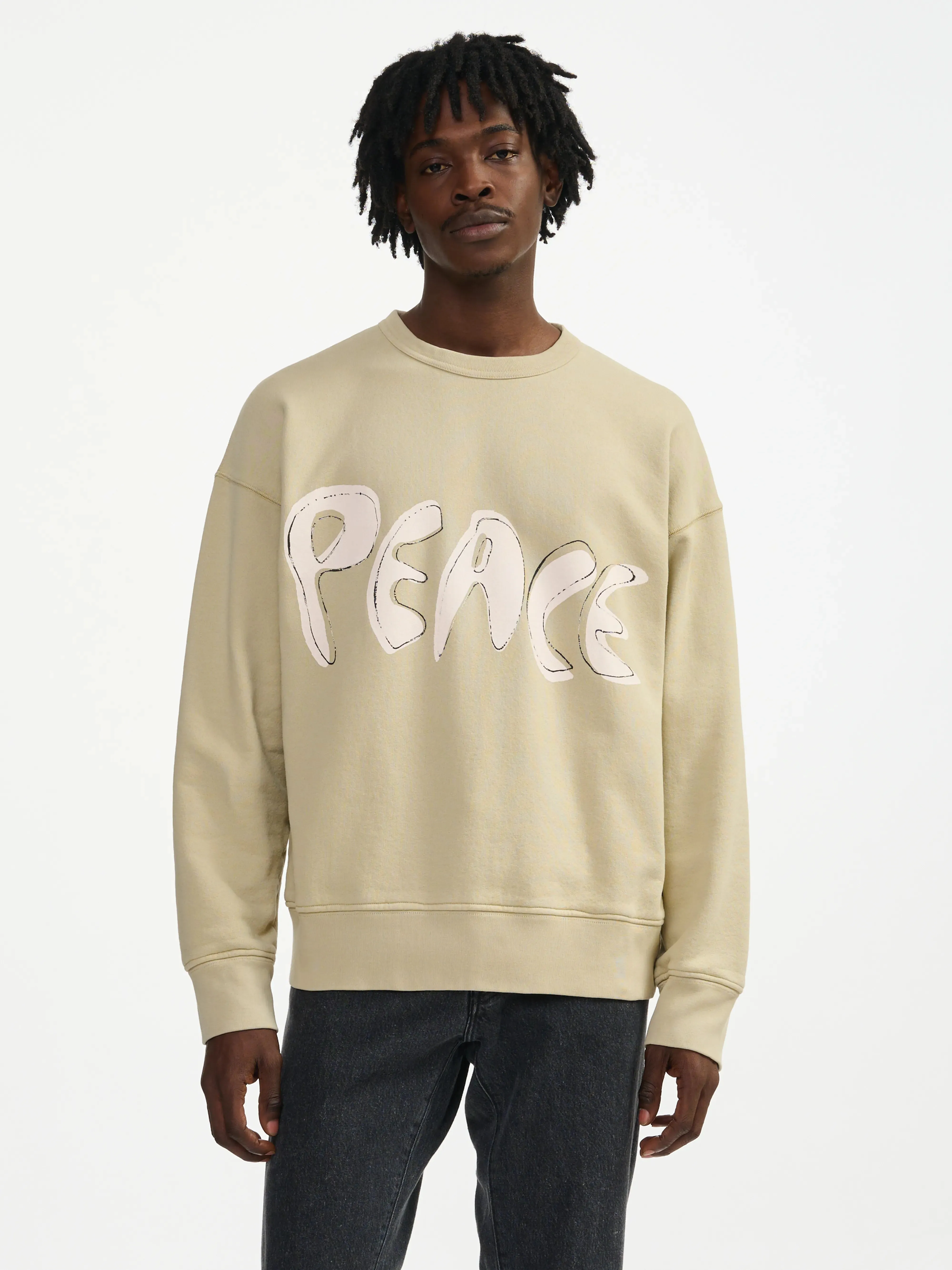 vammie sweatshirt (241 / M / CEMENT) Core Light