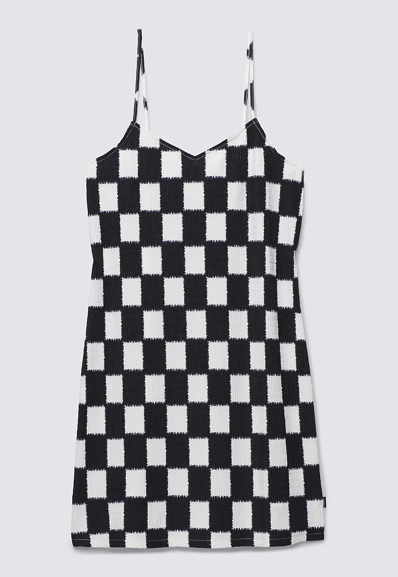 Vans - Benton Checker Cami Black/Marshmallow - Dress Velvet Finish