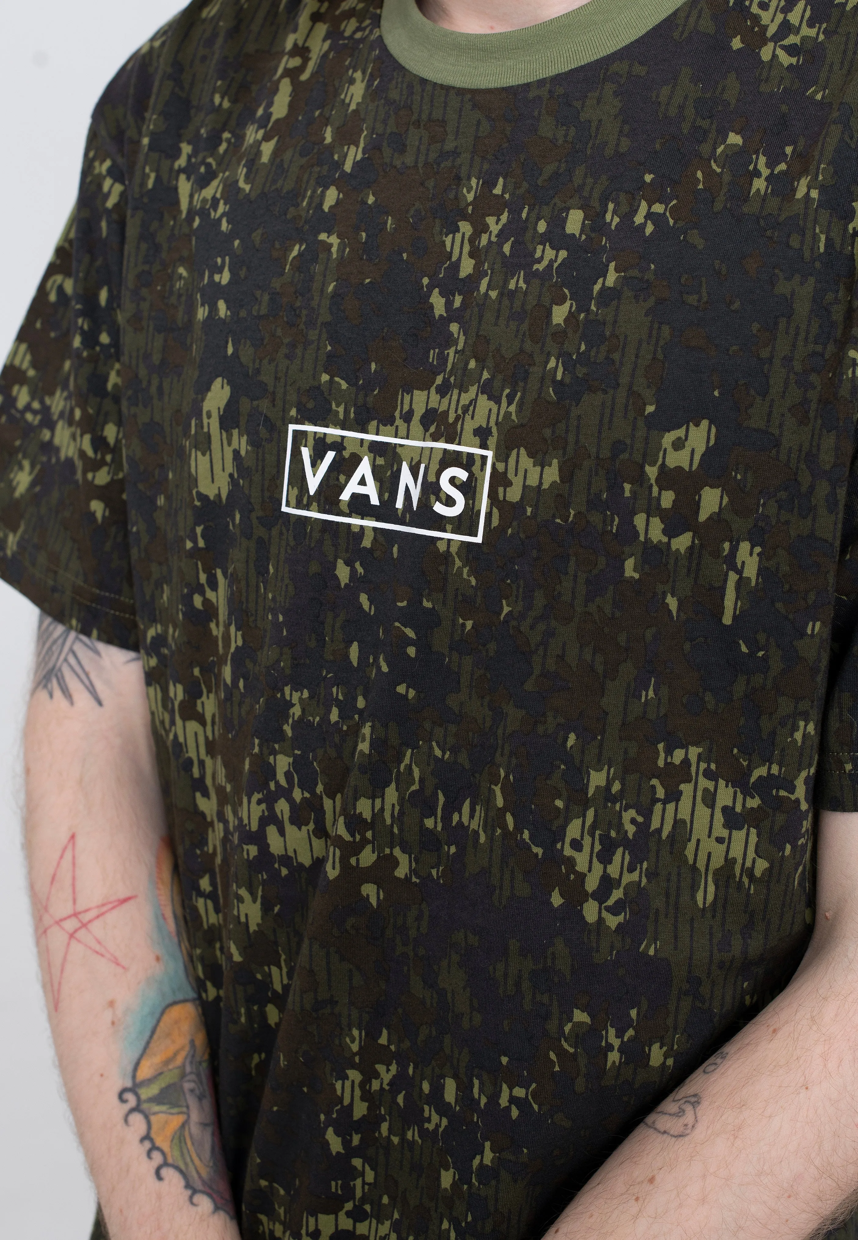 Vans - Classic Easy Box Loden Green/White - T-Shirt Differentiated - special