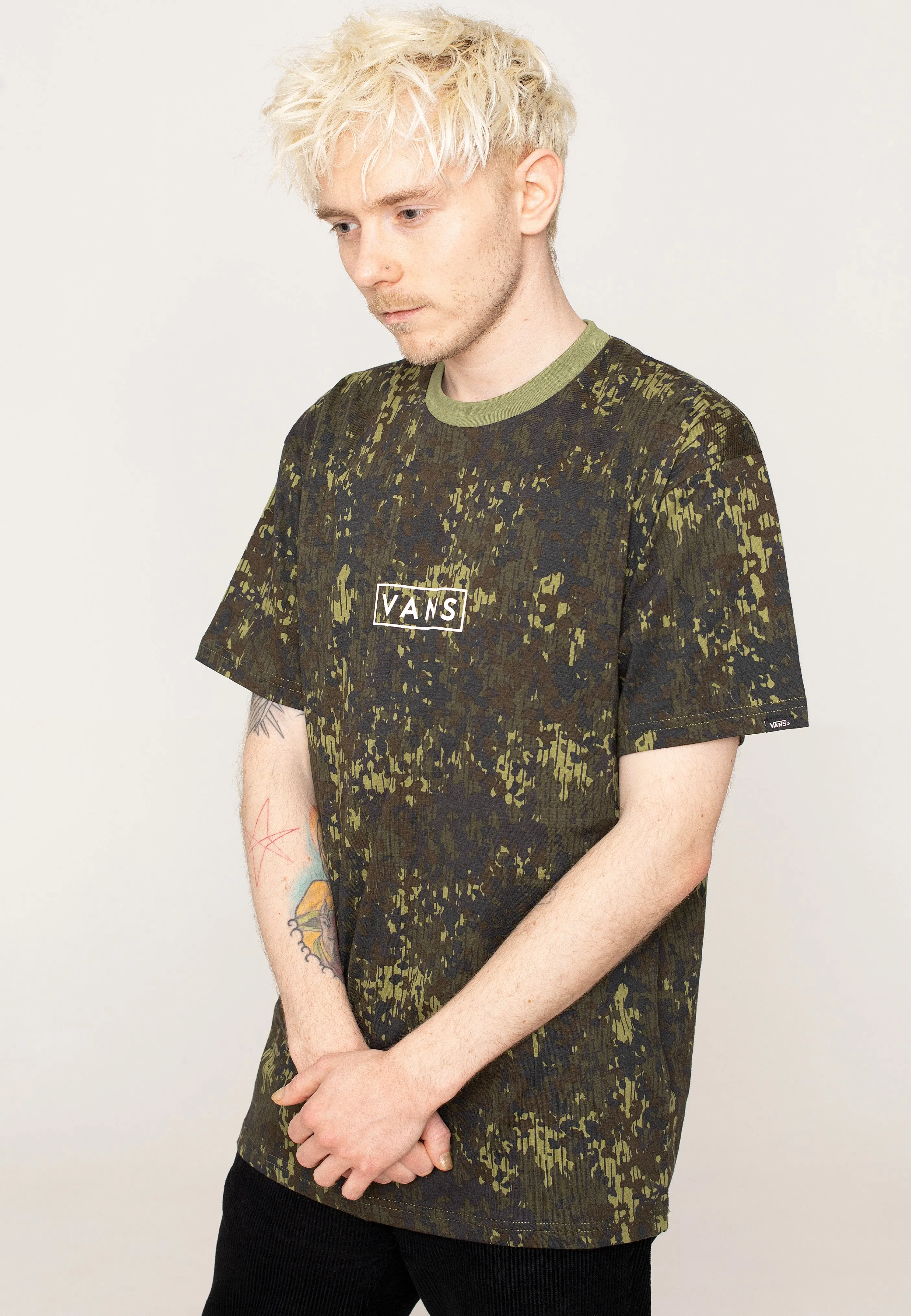 Vans - Classic Easy Box Loden Green/White - T-Shirt Differentiated - special