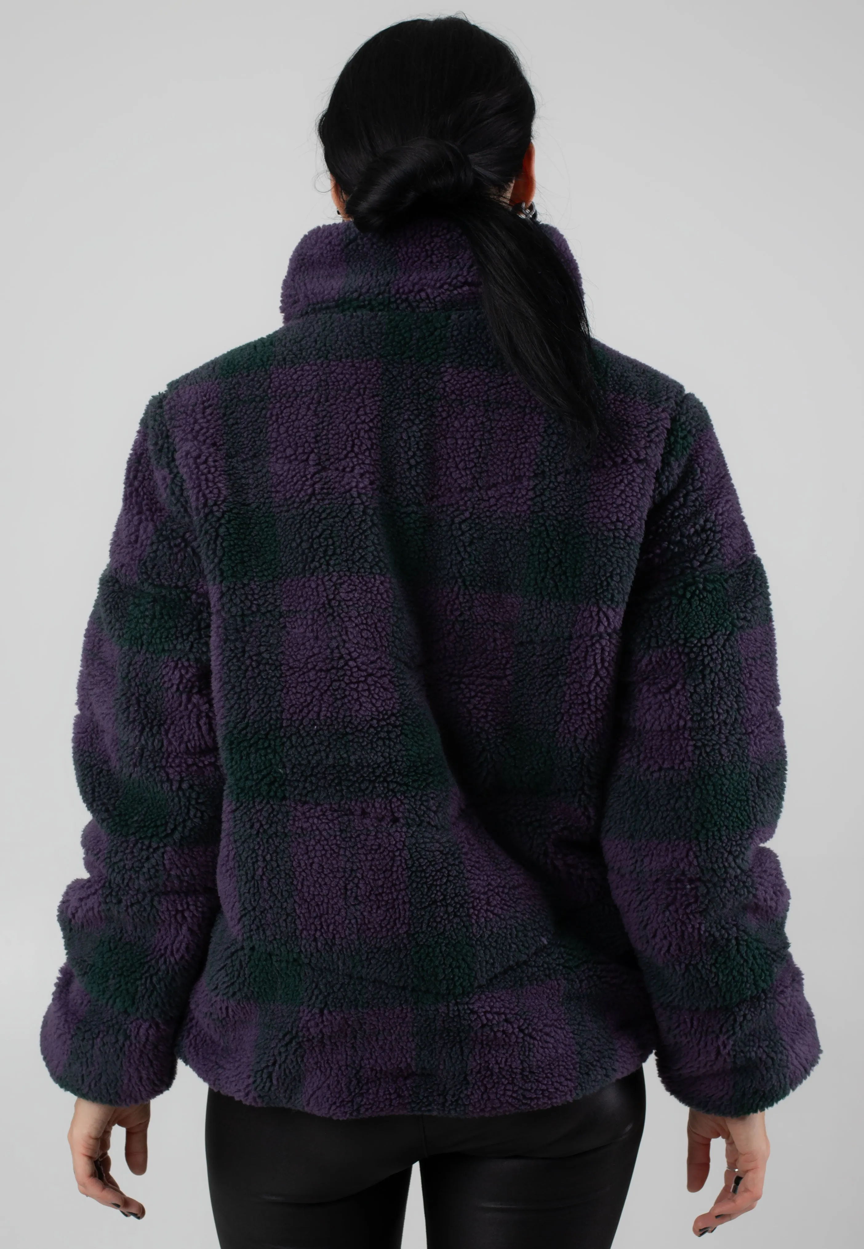 Vans - Foundry Plaid High Pile Puff Green Gables - Jacket Postcard