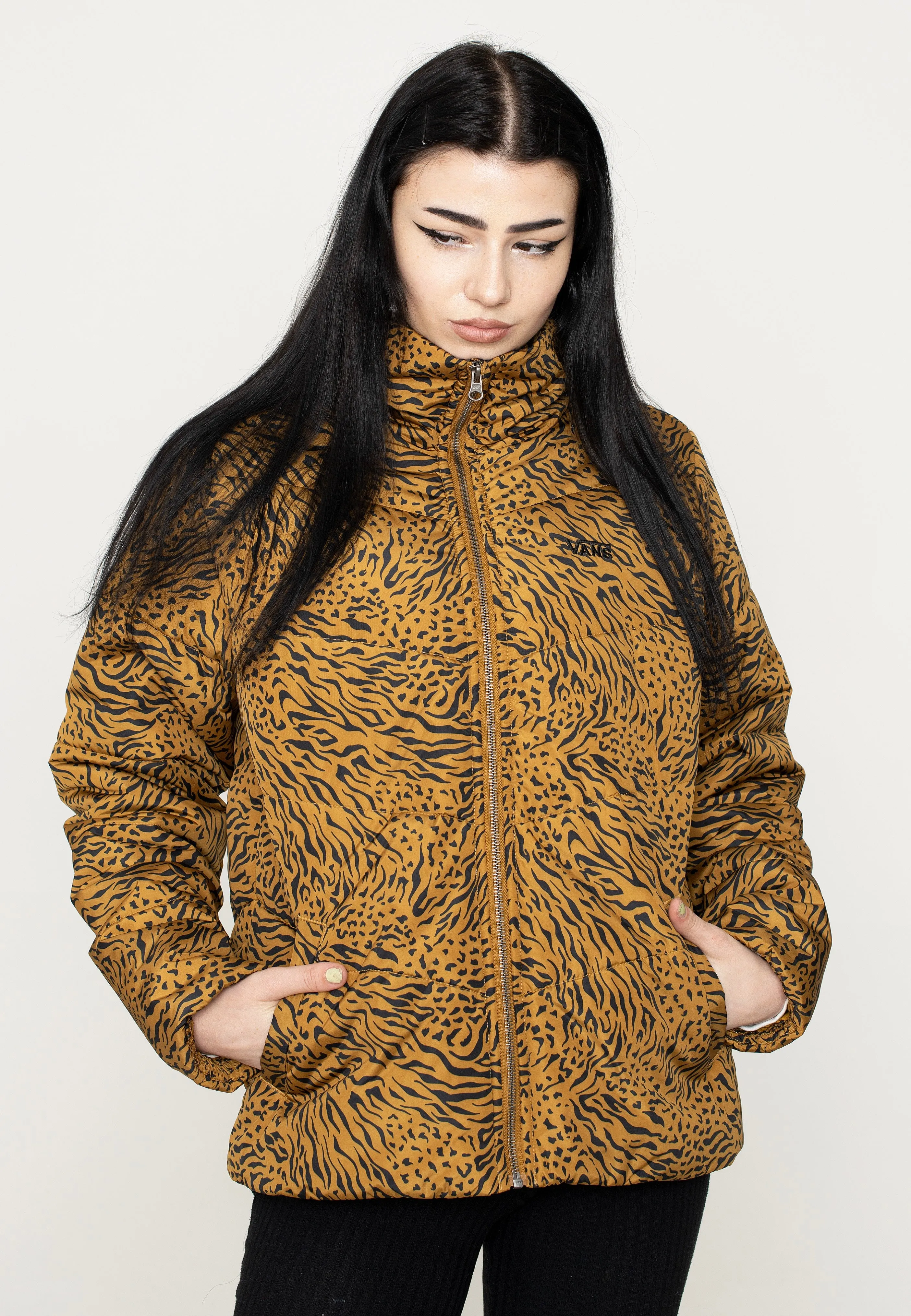 Vans - Foundry Print Puff MTE Golden Brown - Jacket Country look