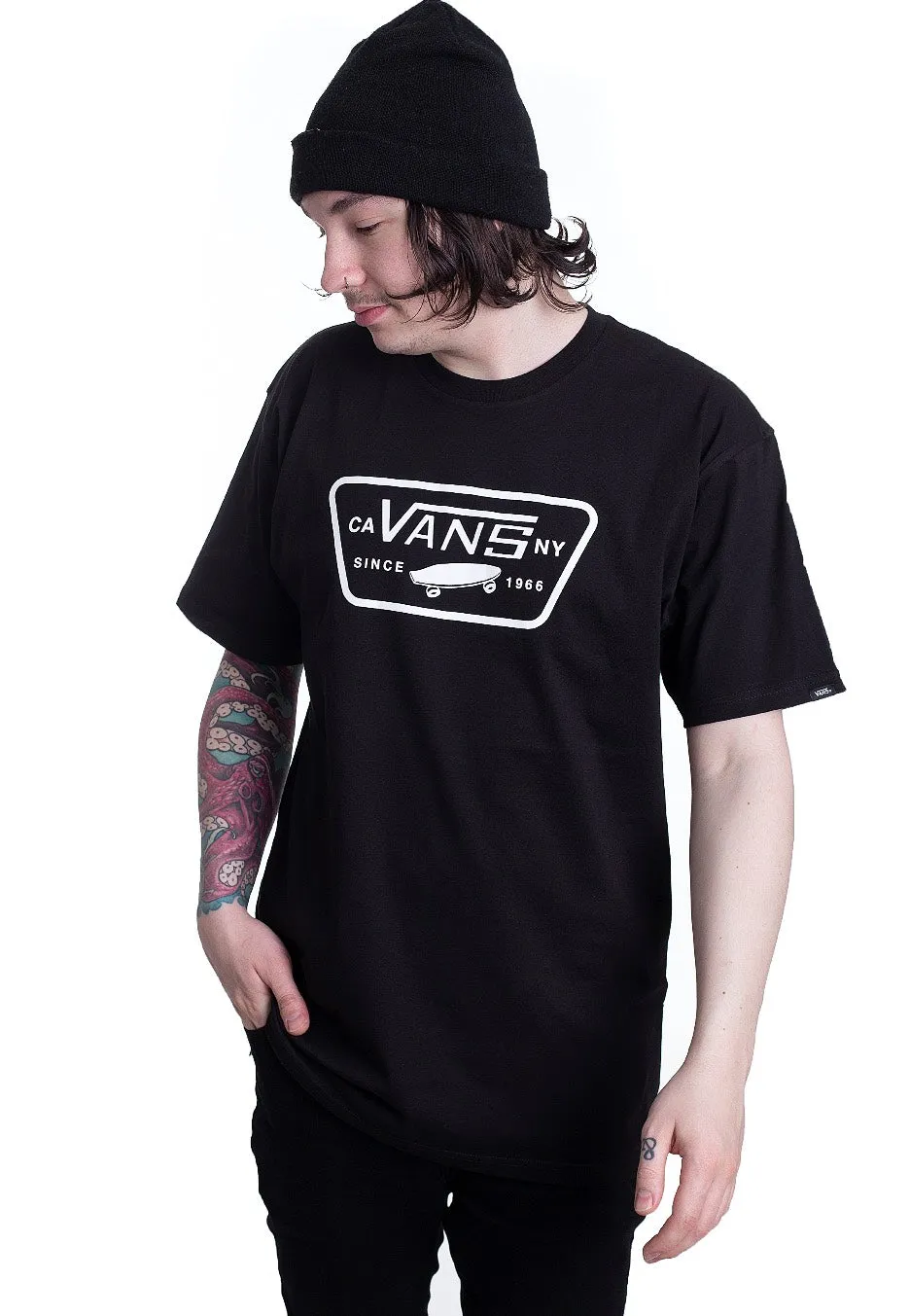 Vans - Full Patch Black/White - T-Shirt Modern Smart