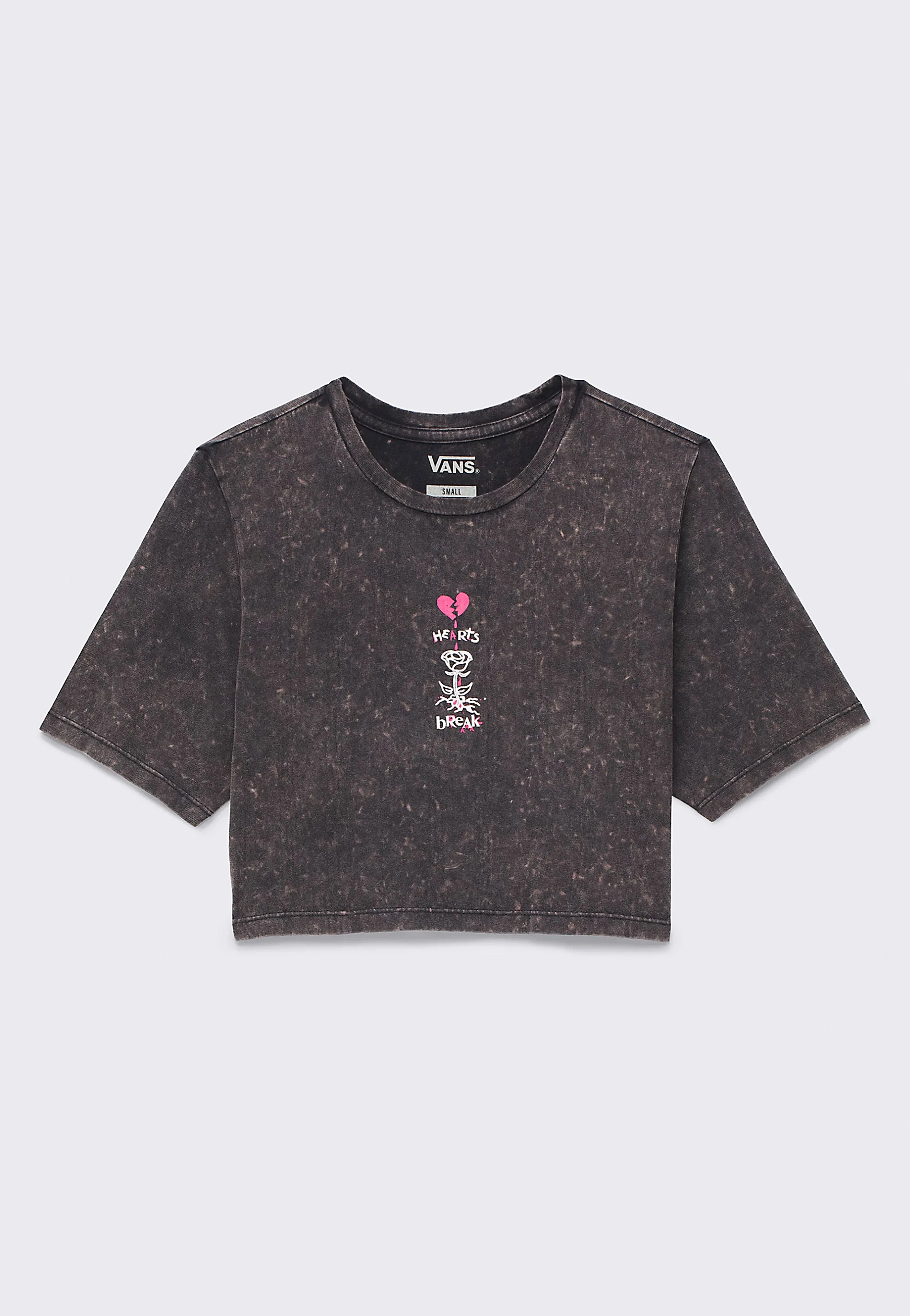 Vans - Heartbreaker Crew Crop II Black - T-Shirt Daily Cool Fit