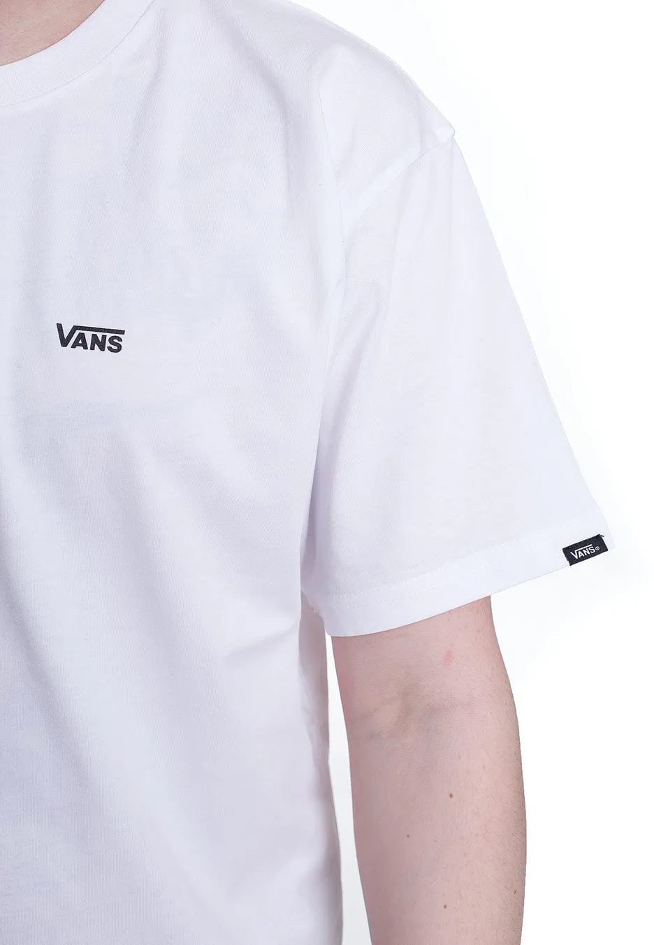 Vans - Left Chest LOG O Tee White/Black - T-Shirt Enchanting look