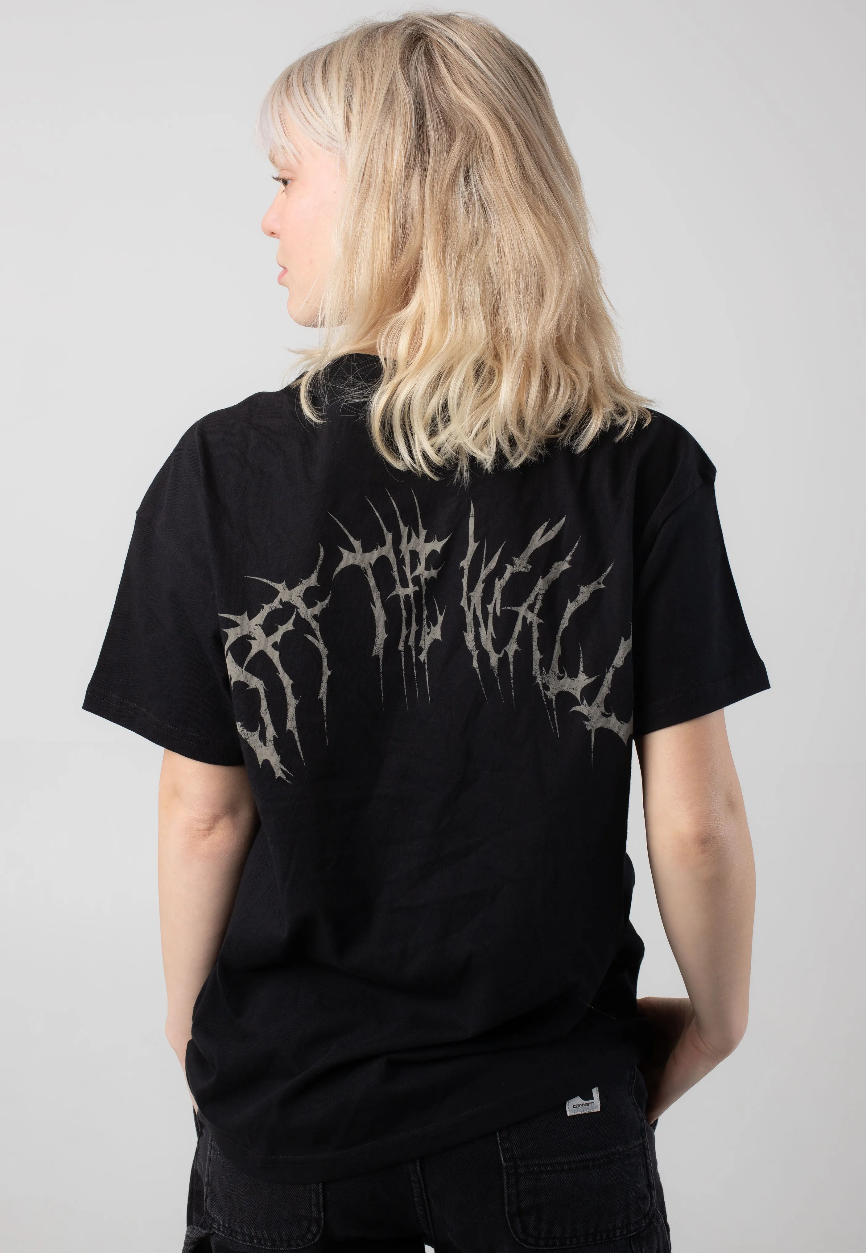 Vans - Metal University Oversized Black - T-Shirt Hip - hop - street