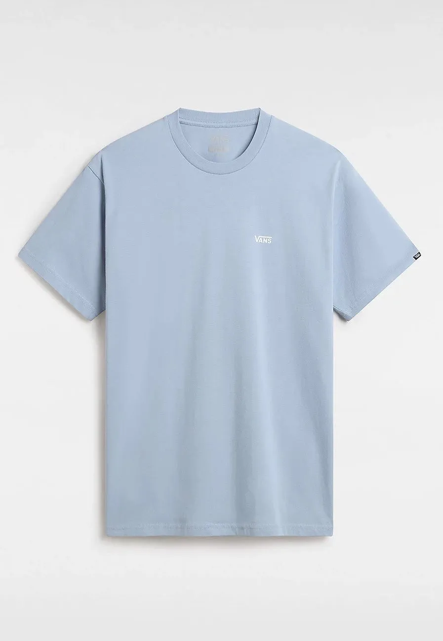 Vans - Mn Left Chest Logo Dusty Blue - T-Shirt Flare