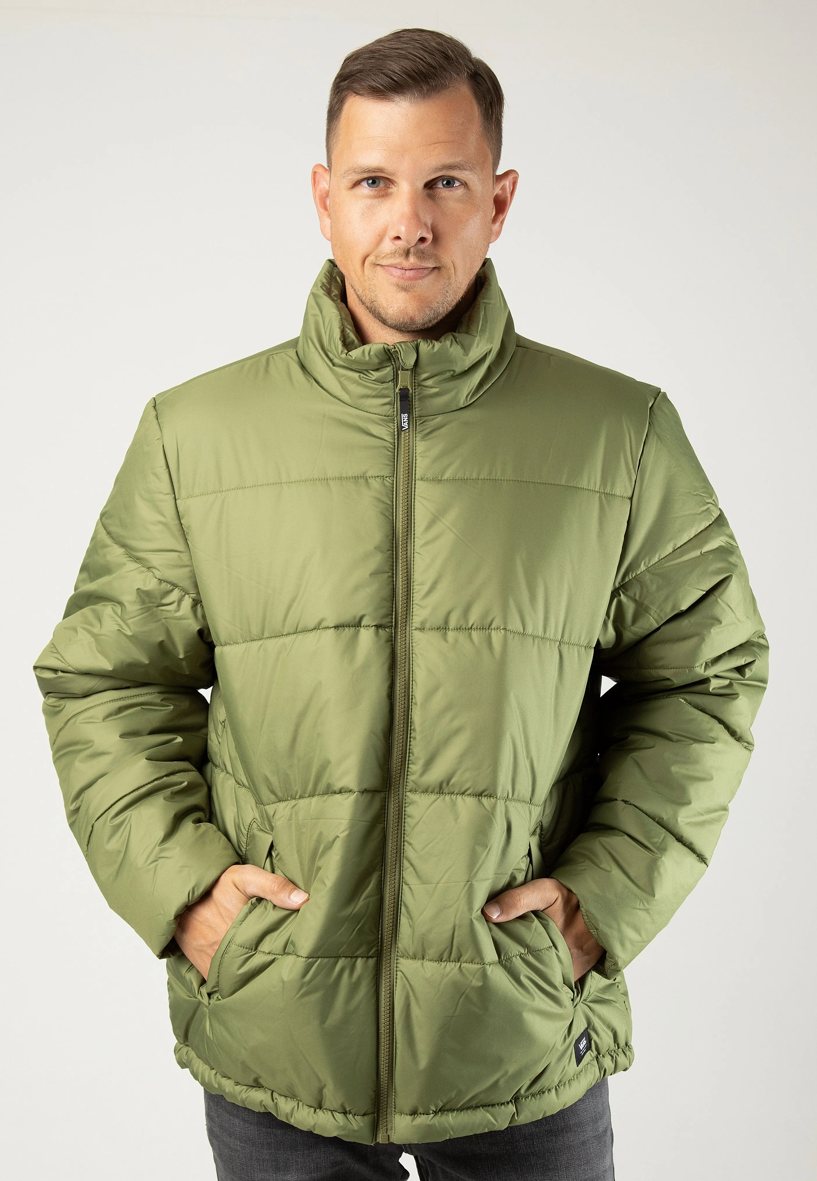 Preppy Vans - No Hood Norris MTE 1 Puffer Olive Branch - Jacket