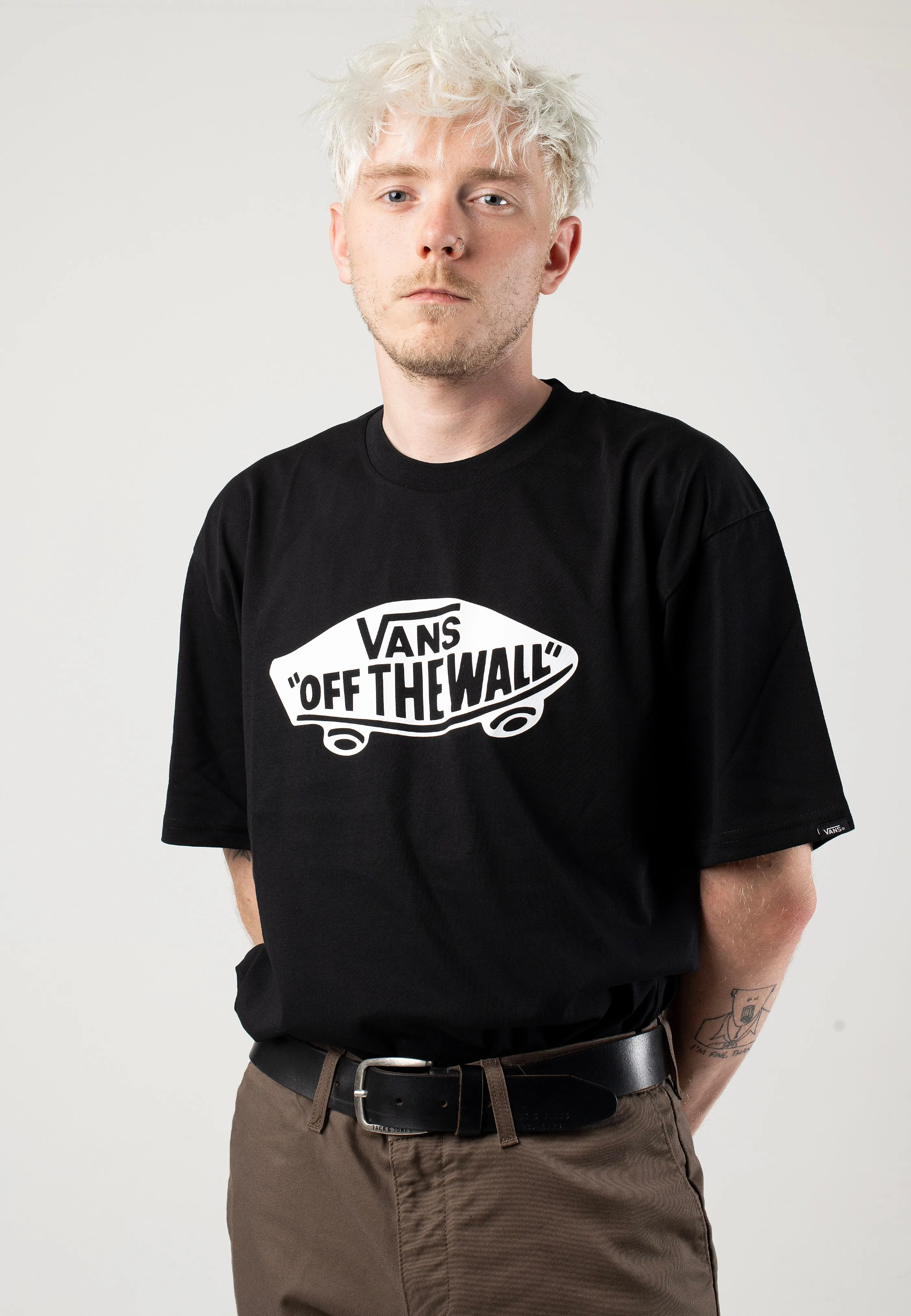 Vans - Otw Classic Front Black/White - T-Shirt Ultra Soft