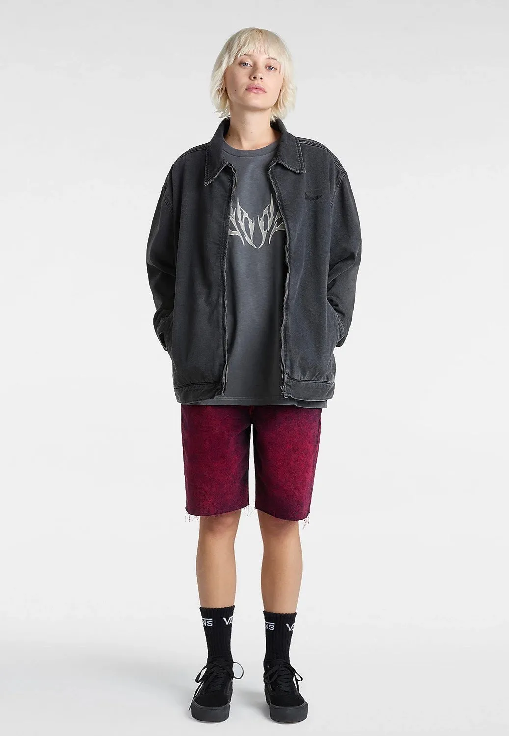 Vans - Pitstop Denim Metal Station Washed Black - Jeans Jacket All Day Use