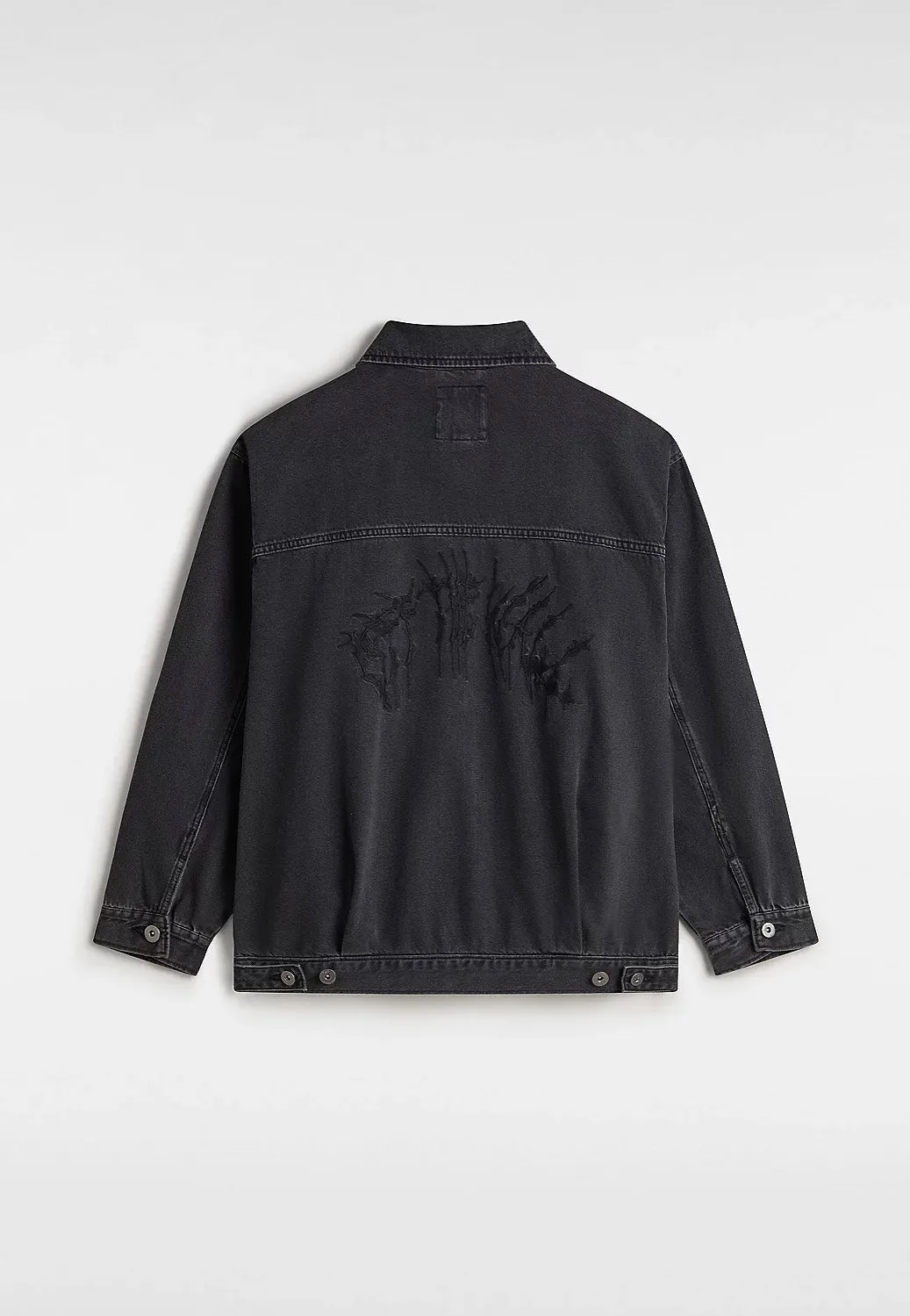 Vans - Pitstop Denim Metal Station Washed Black - Jeans Jacket Car seat cover