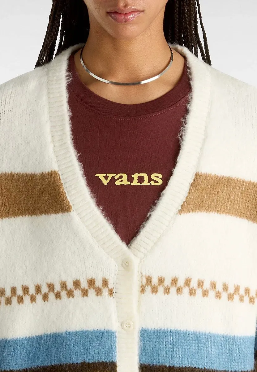 Vans - Valerie Stripe Marshmallow - Cardigan Fringed Edge