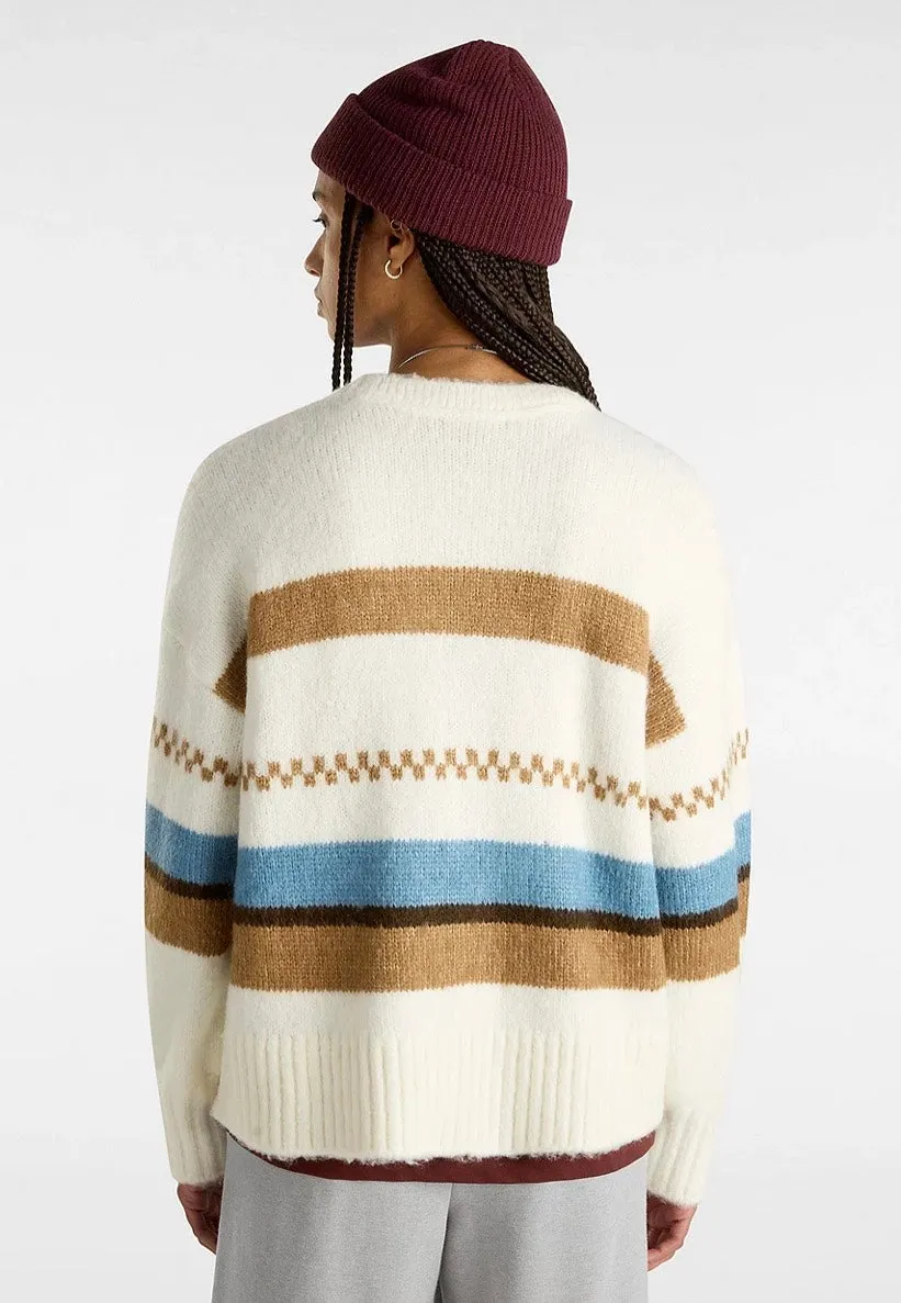 Vans - Valerie Stripe Marshmallow - Cardigan Fringed Edge
