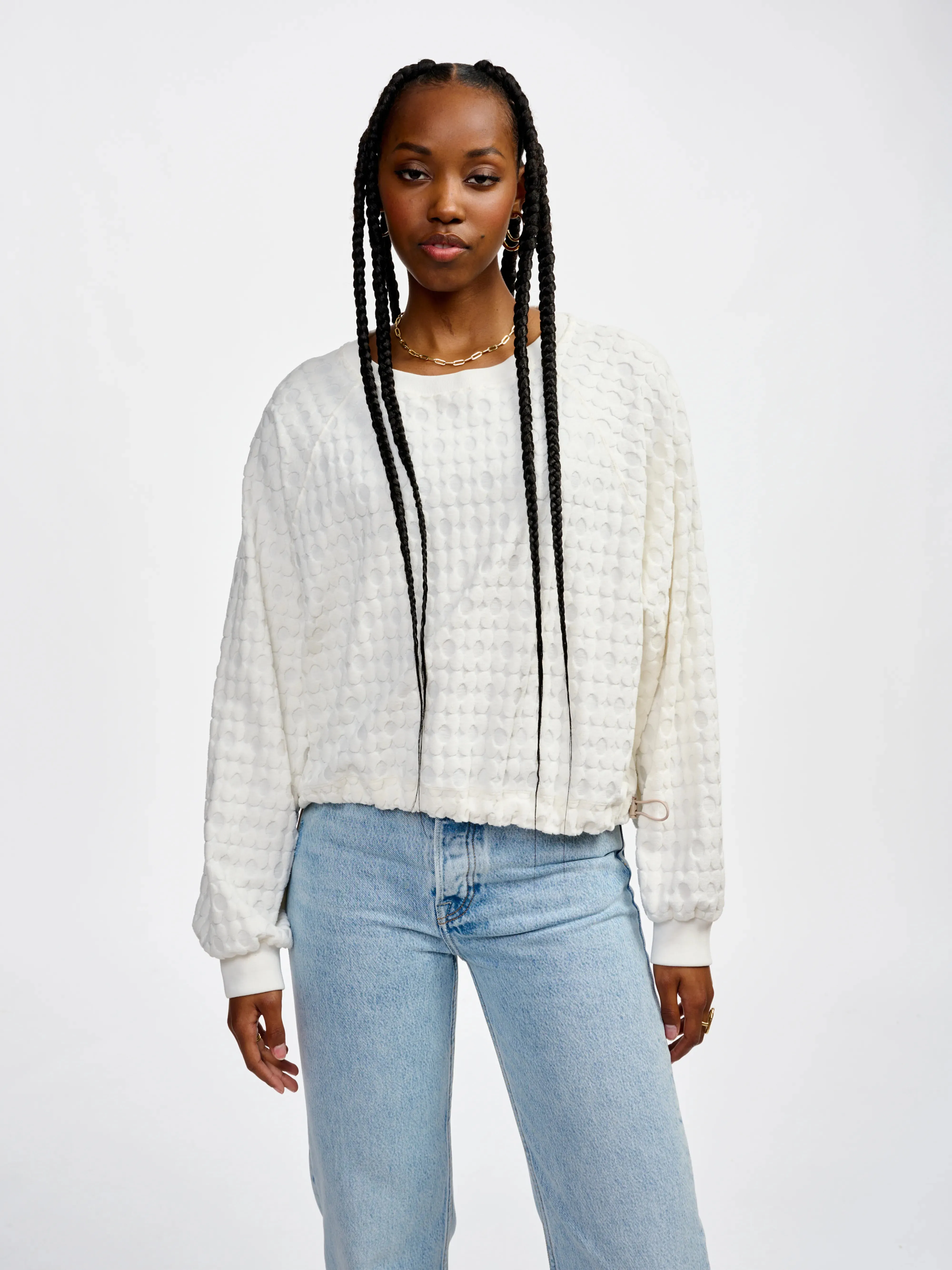 vatti sweatshirt (241 / W / NATURAL) Street Trend