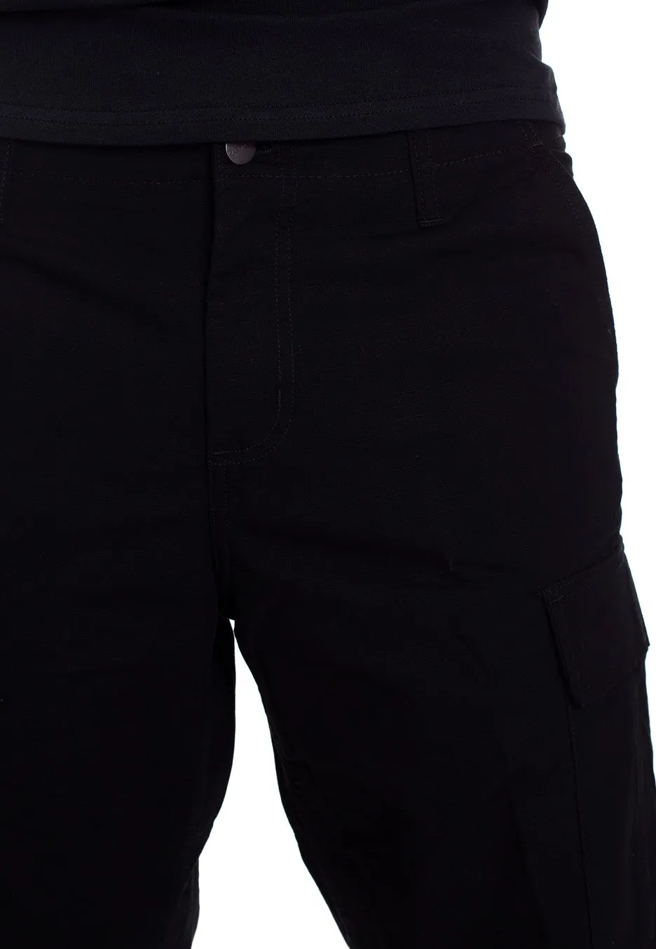 Velvet shorts Carhartt WIP - Regular Cargo Columbia Black Rinsed - Shorts