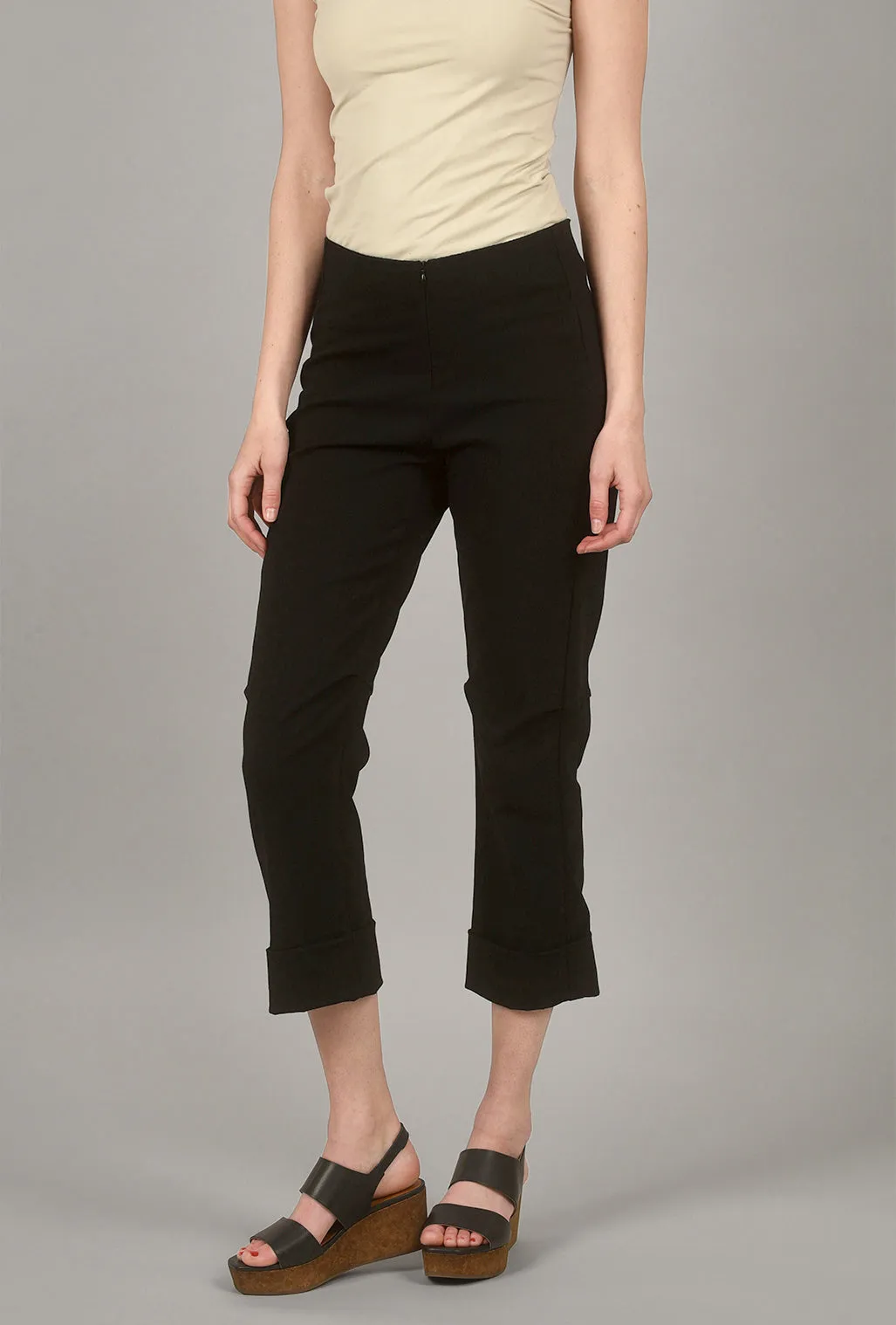 Verona Crop Pant, Black Perfect Fit
