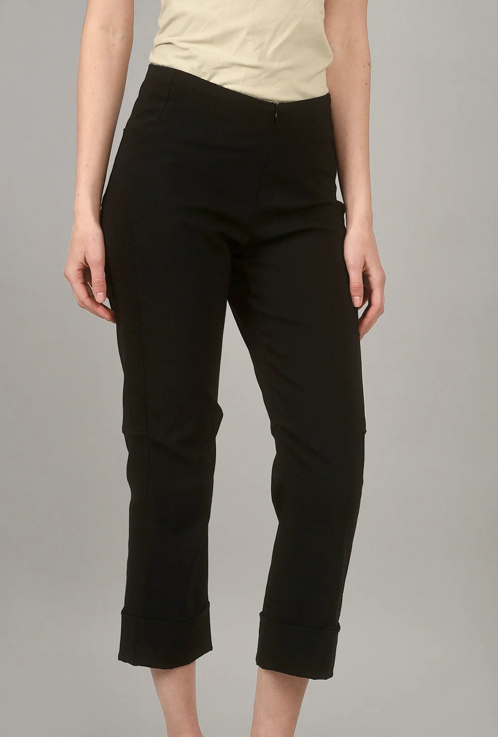 Verona Crop Pant, Black Perfect Fit