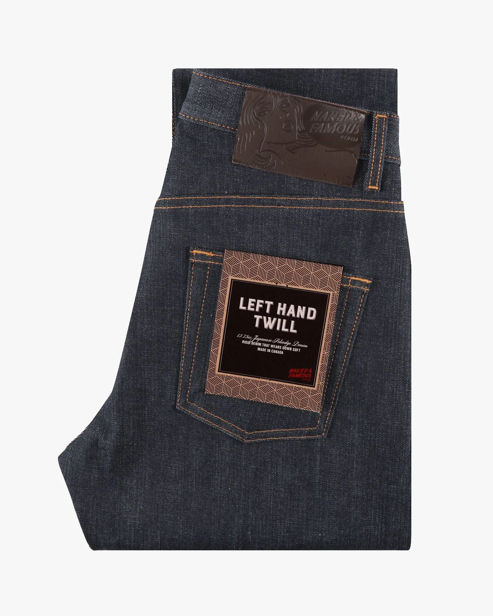 Naked & Famous Denim Easy Guy Relaxed Tapered Mens Jeans - Left Hand Twill Selvedge | Naked & Famous Denim Jeans | JEANSTORE