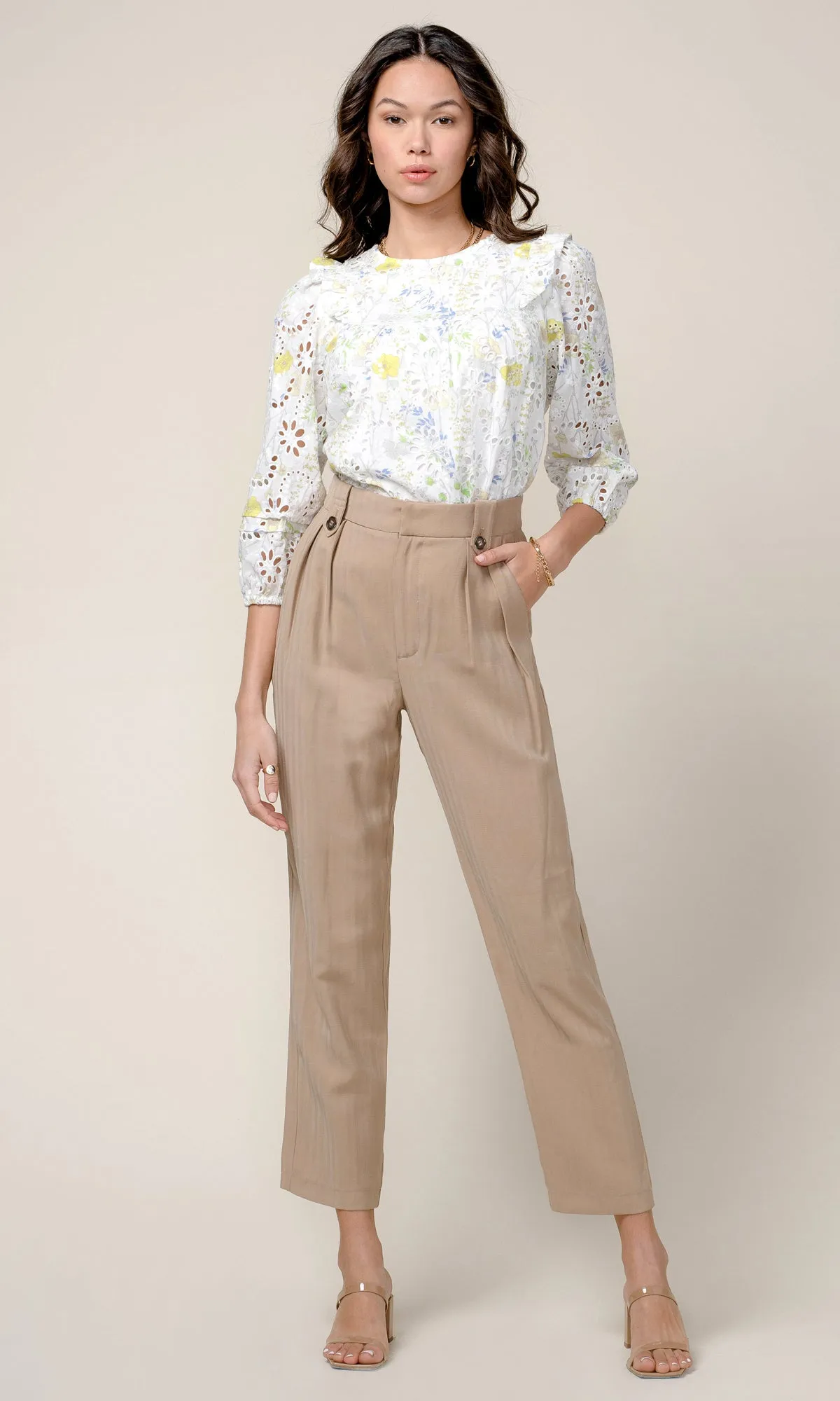 Versatile Fit Tony Tencel Front Tab Pant  - SAMPLE SALE