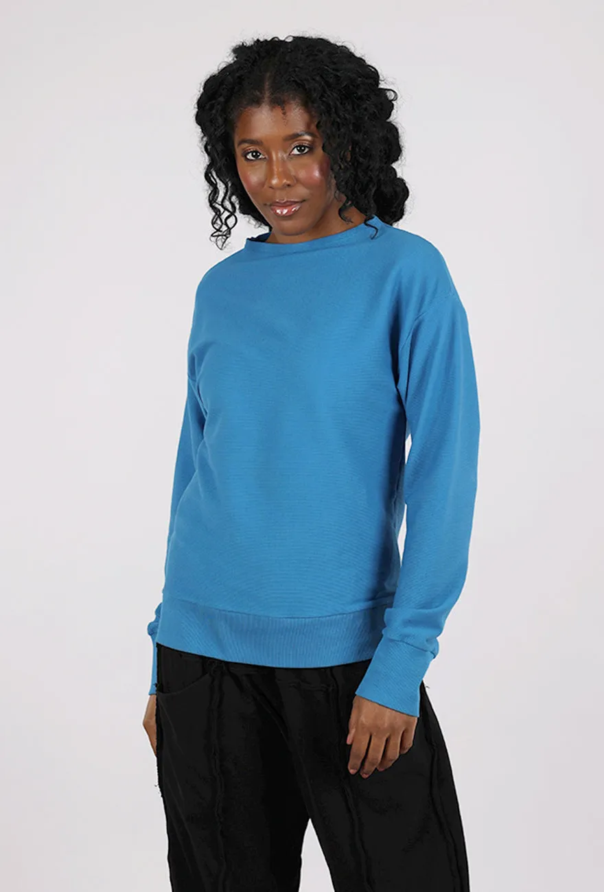 Sportif Pullover, French Blue tie design