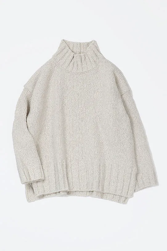 Versatile Texture Renew Ivory Turtleneck