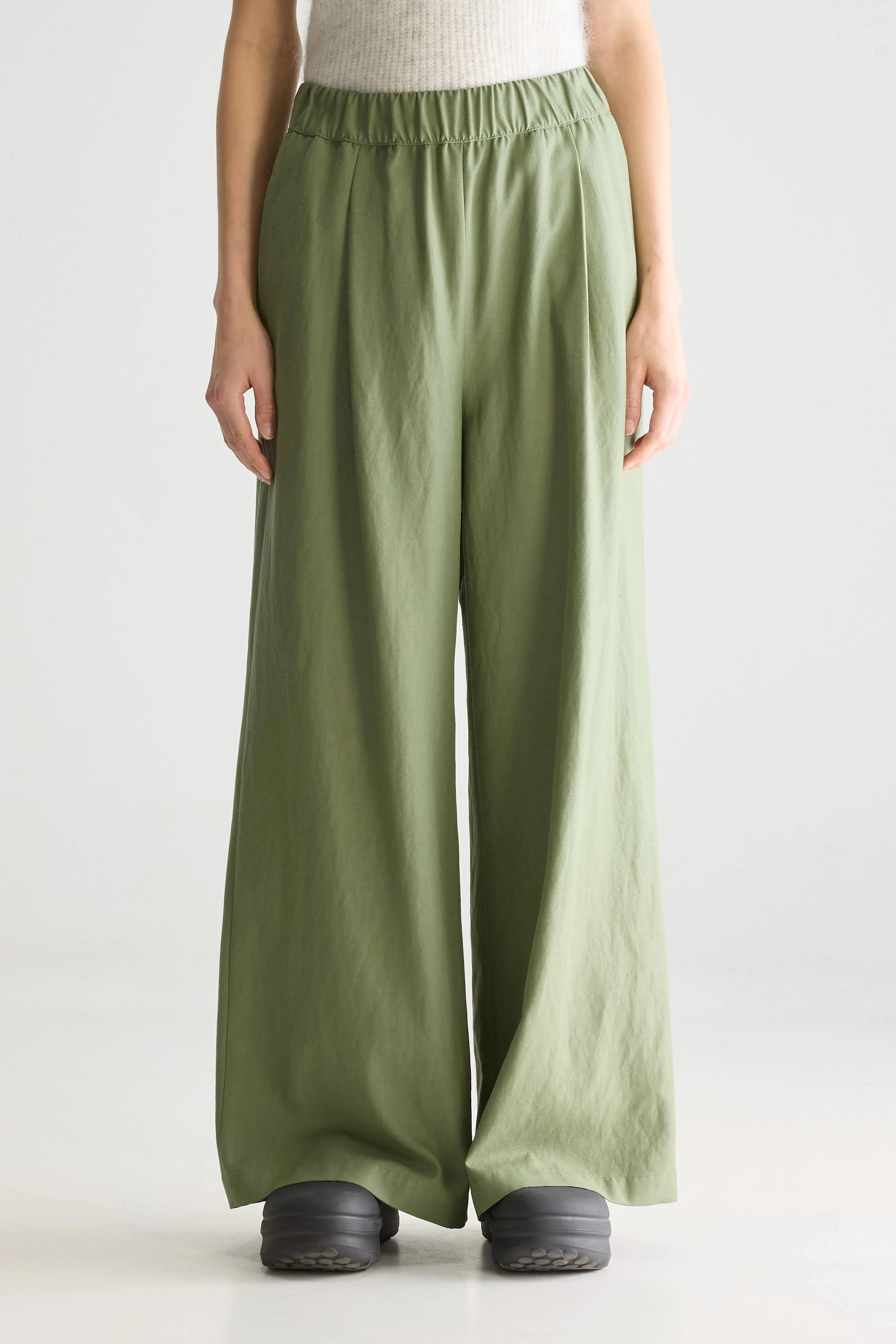 Vezza wide trousers (251 / W / JEEP) Daily Fit