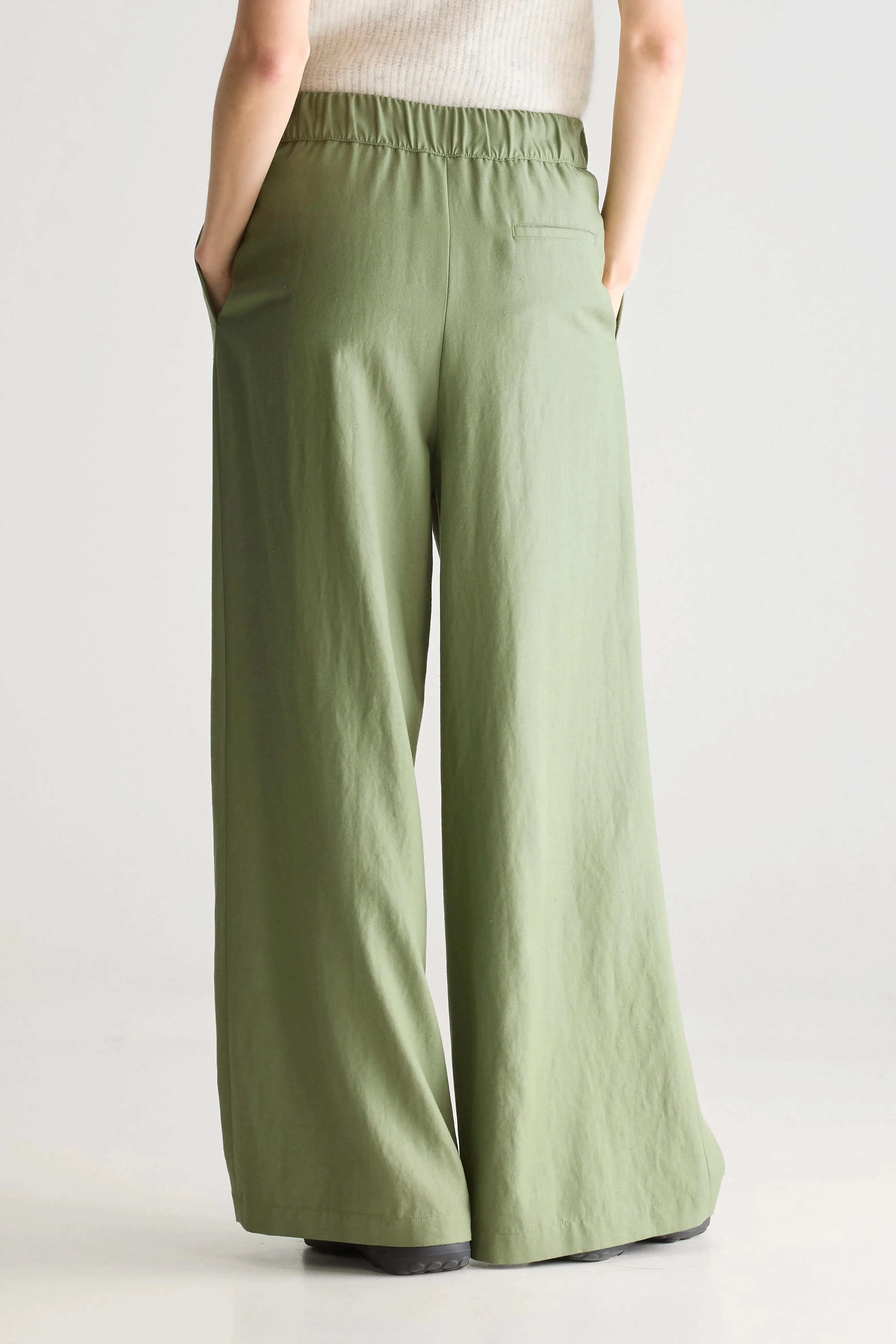 Vezza wide trousers (251 / W / JEEP) Daily Fit