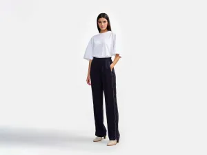 vibes trousers (241 / W / NAVY) Recycled fibers Neutral Look