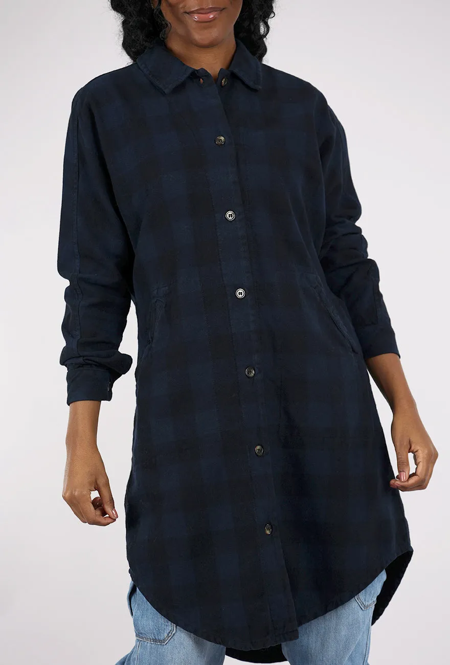 vintage charm Down to Business Dress Jacket, Midnight Plaid