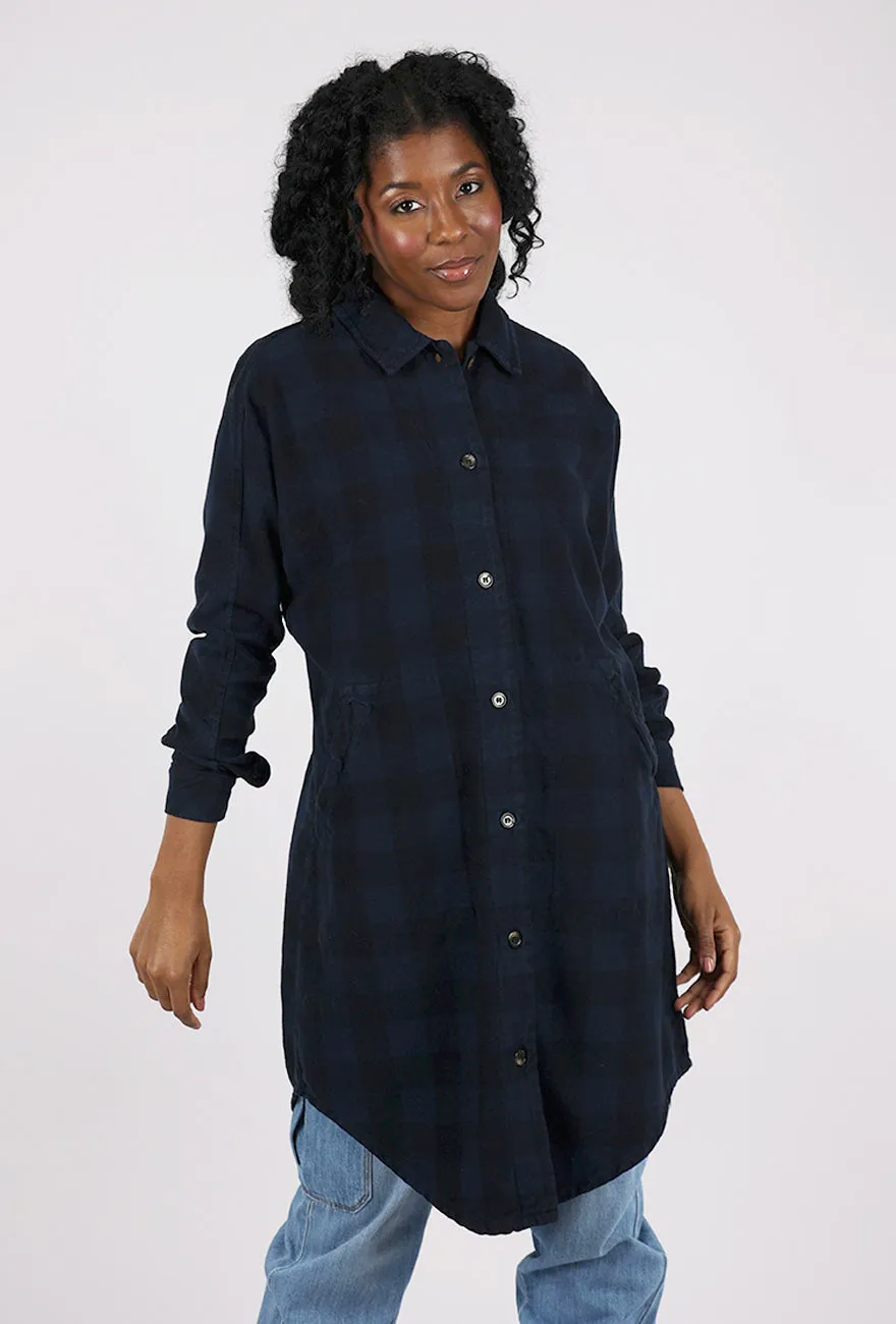 vintage charm Down to Business Dress Jacket, Midnight Plaid