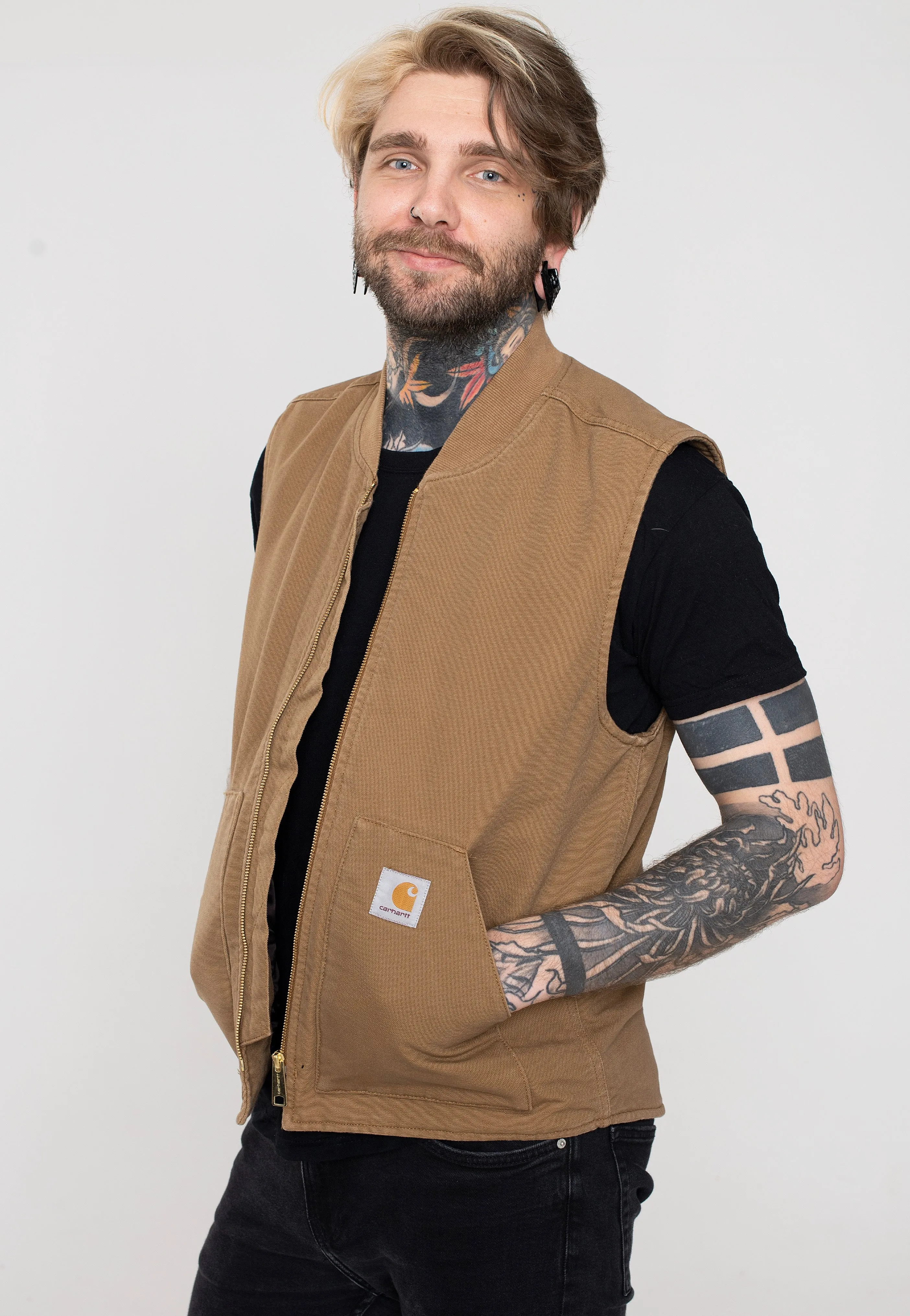 Vintage Styles Carhartt WIP - Classic Rinsed Hamilton Brown - Vest