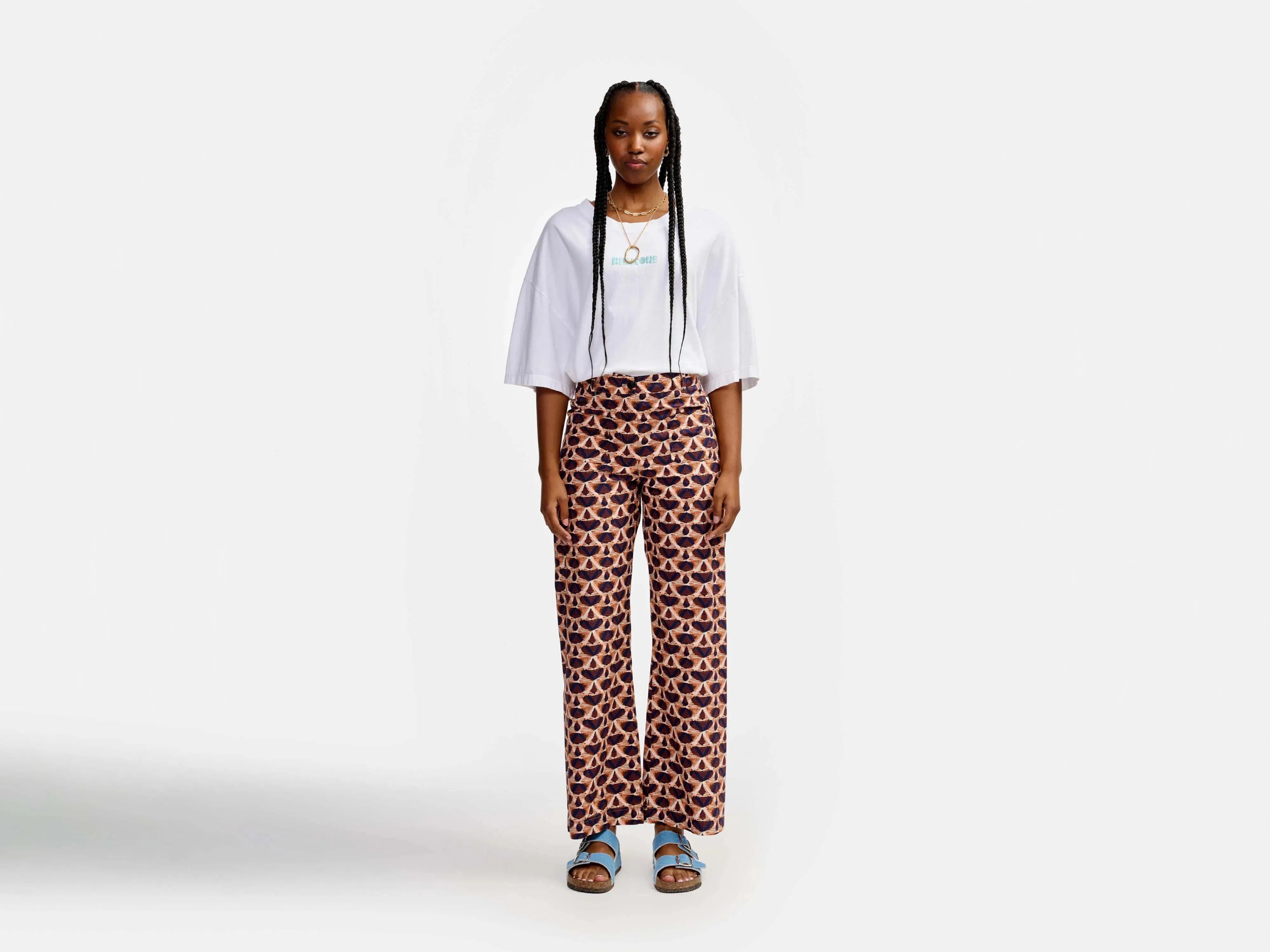 vivia trousers (241 / W / DISPLAY F) No Iron Functional Layer
