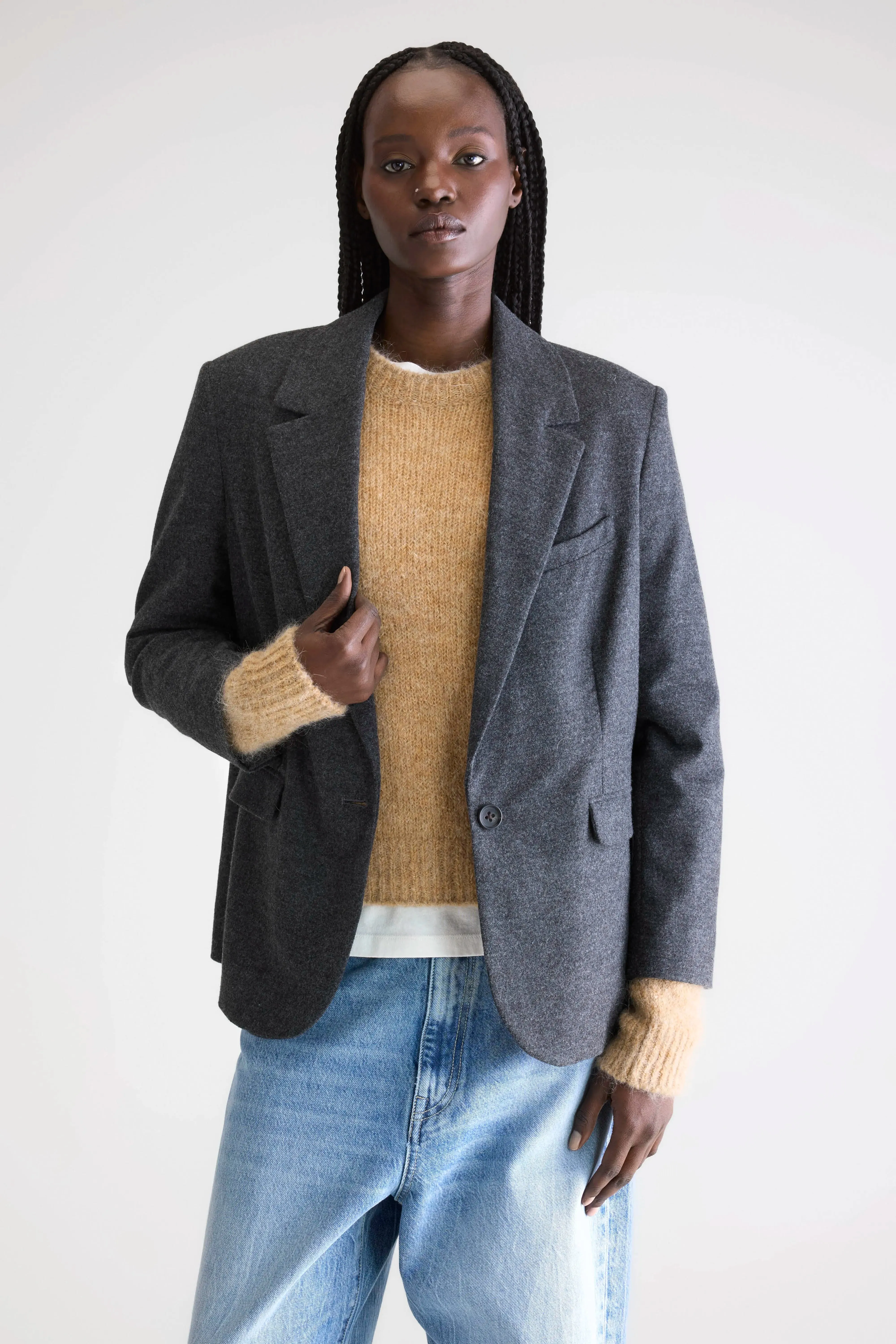 Volle tailored blazer (252 / W / ANTHRACITE) Sharp Fit Form