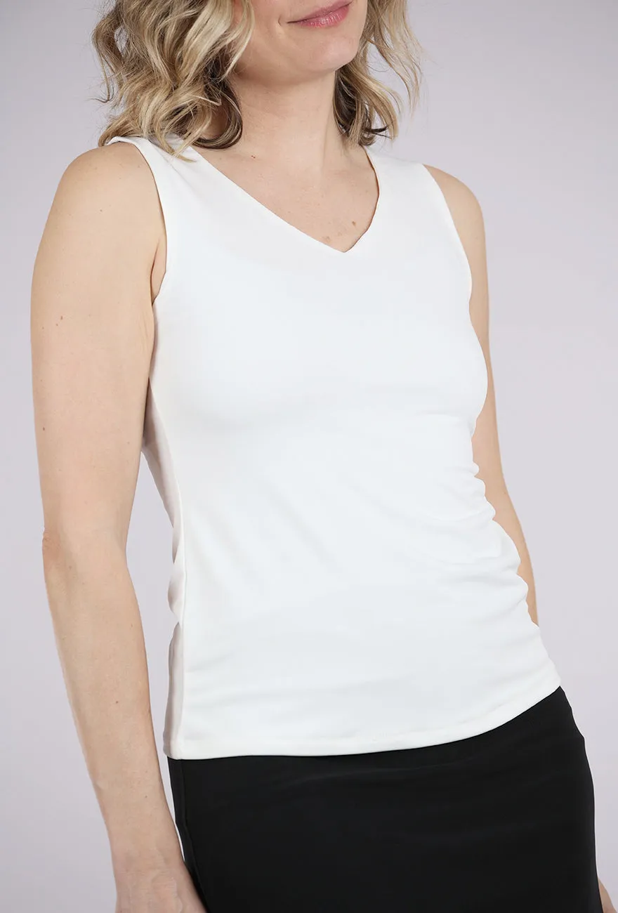 Voyage Tank, White Vogue Classic Edge