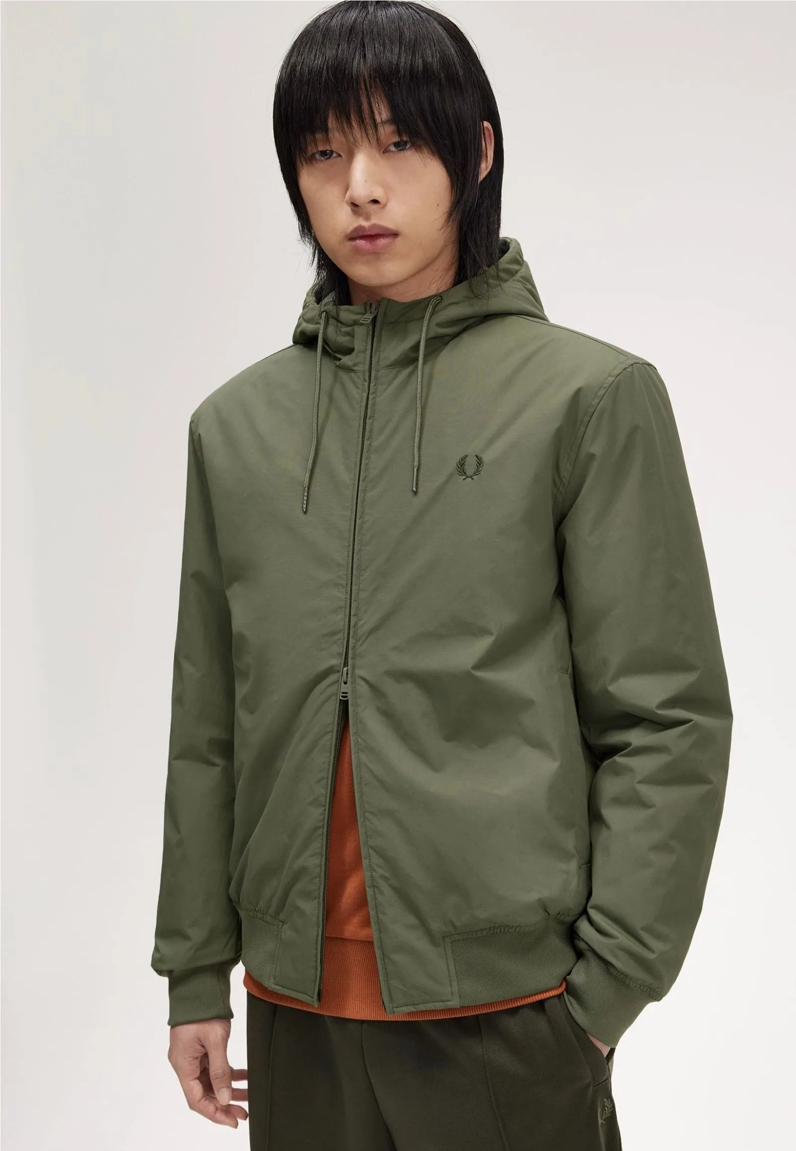 Fred Perry - The Hooded Brentham Lrl Wrth Green - Jacket Dresser