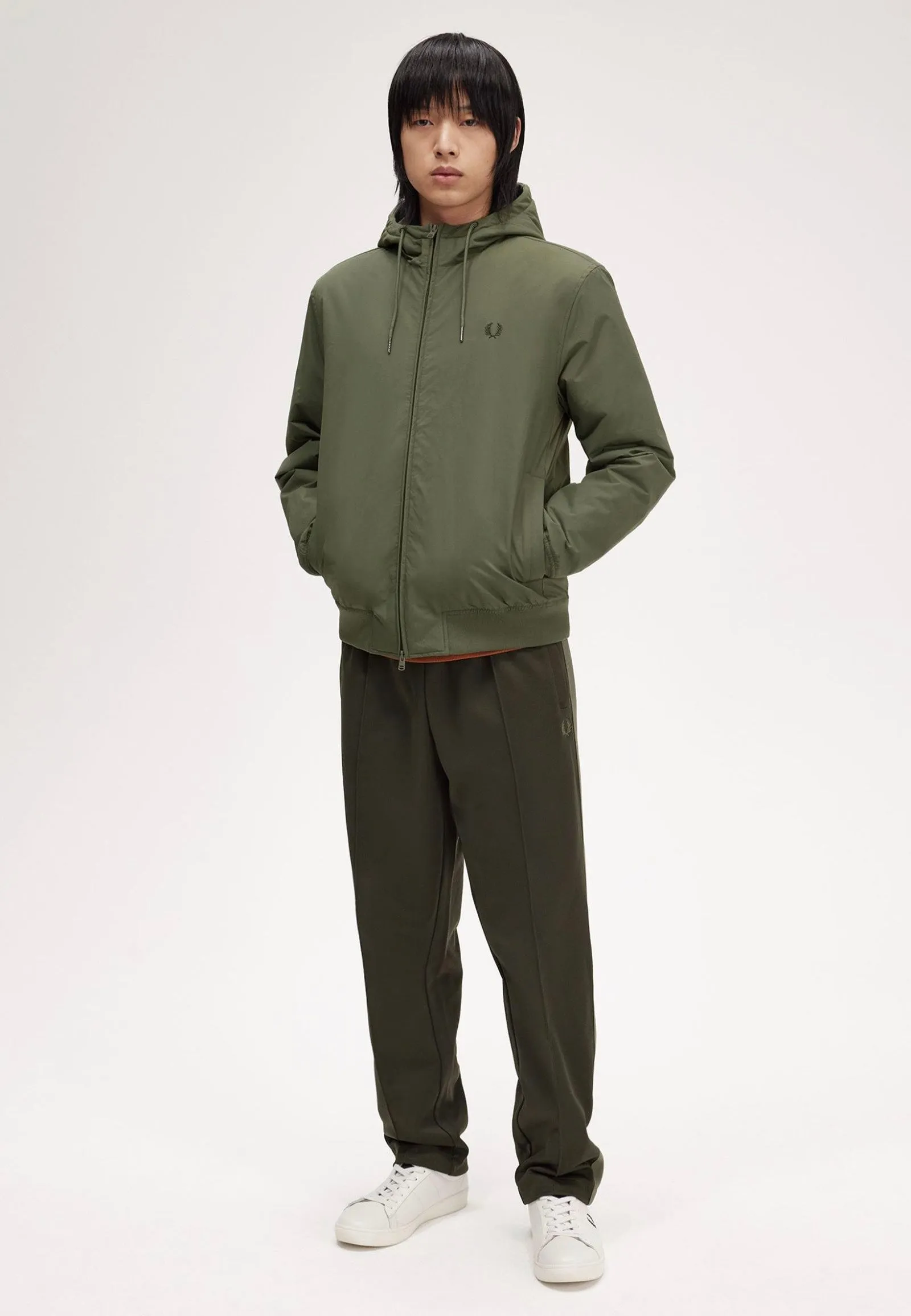 Wall clock Fred Perry - The Hooded Brentham Lrl Wrth Green - Jacket