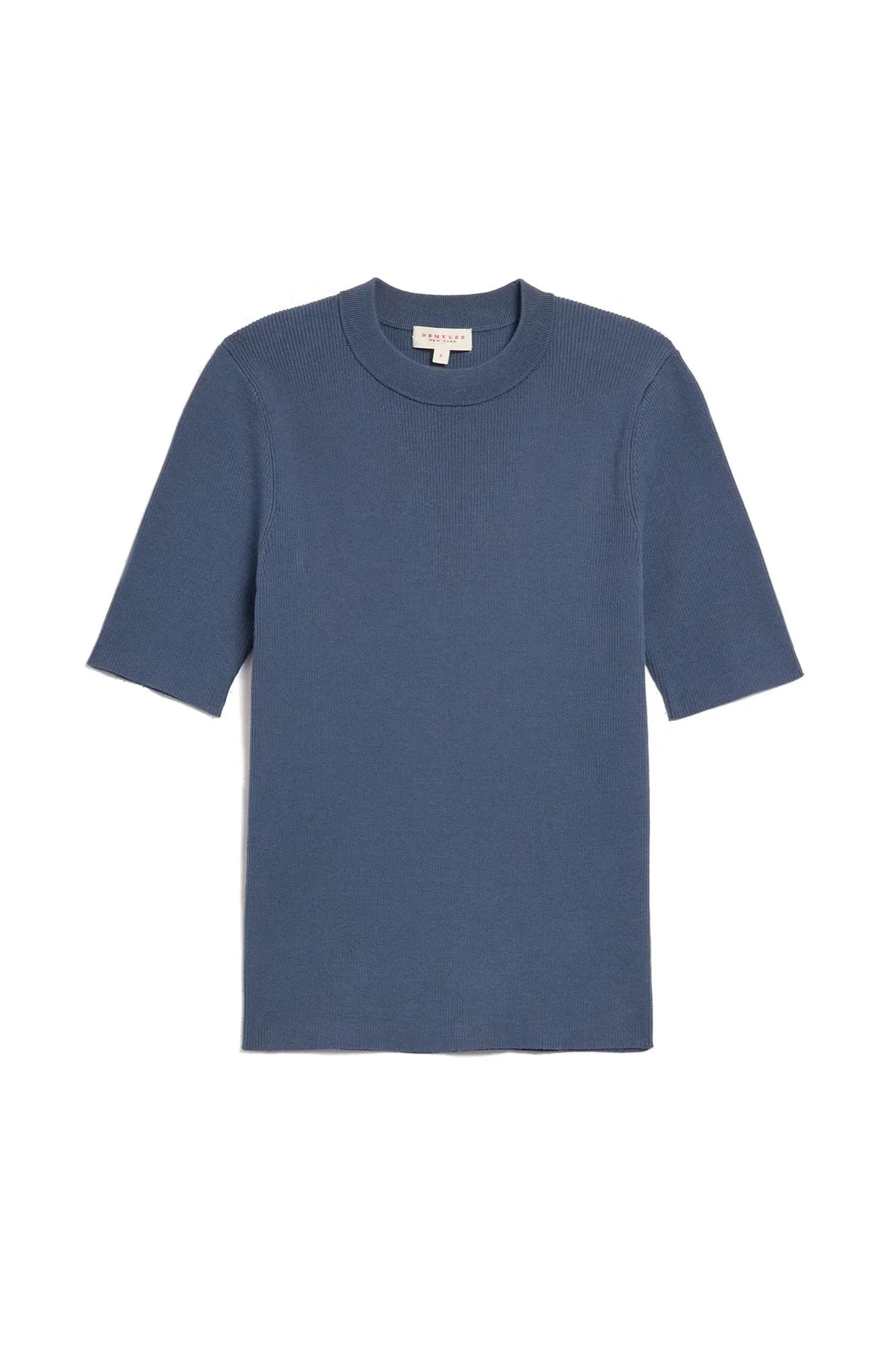 Warm design Clara Slate Blue Cotton Top