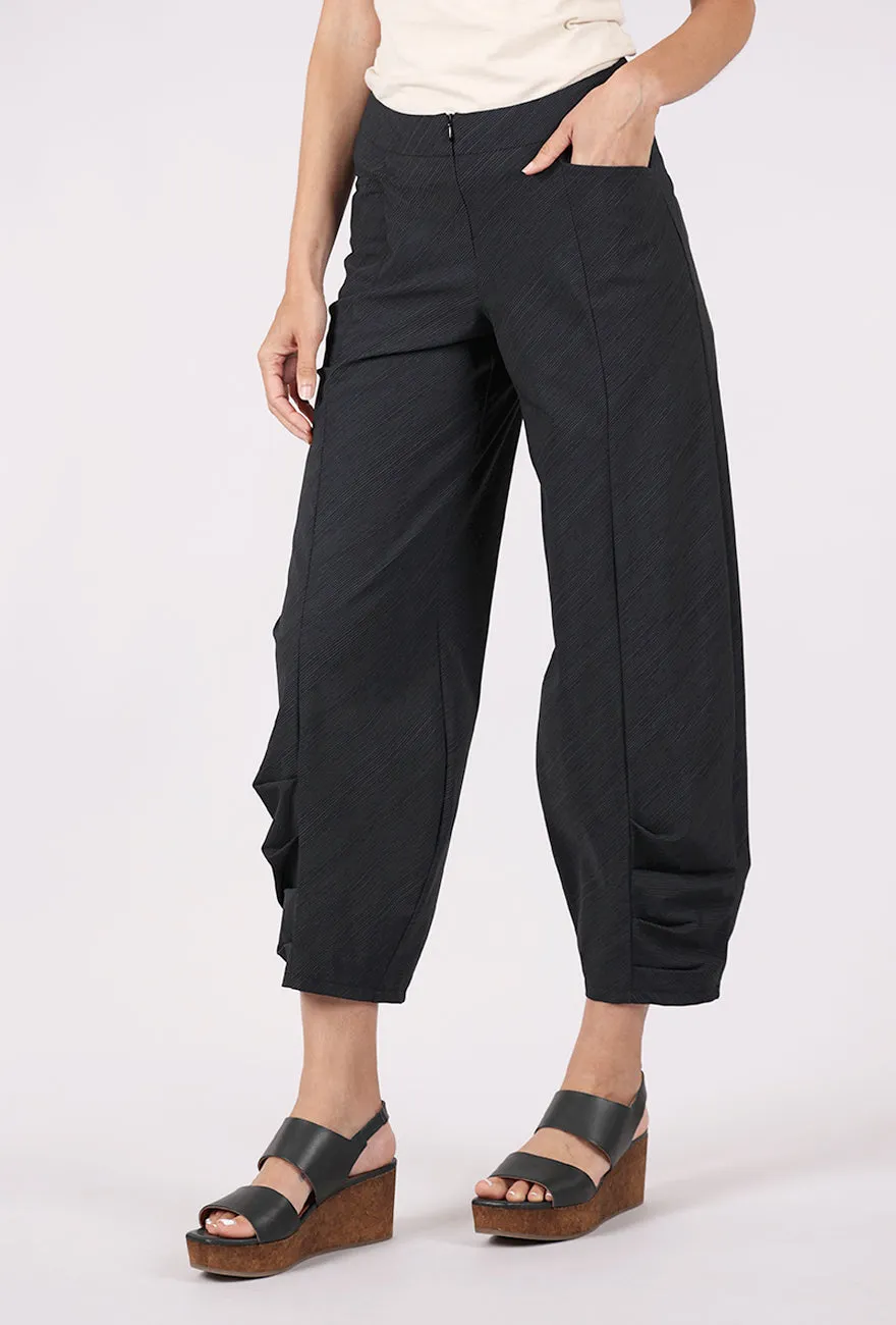 Warm Fabric Porter Pinstripe Pant, Slate Reggio