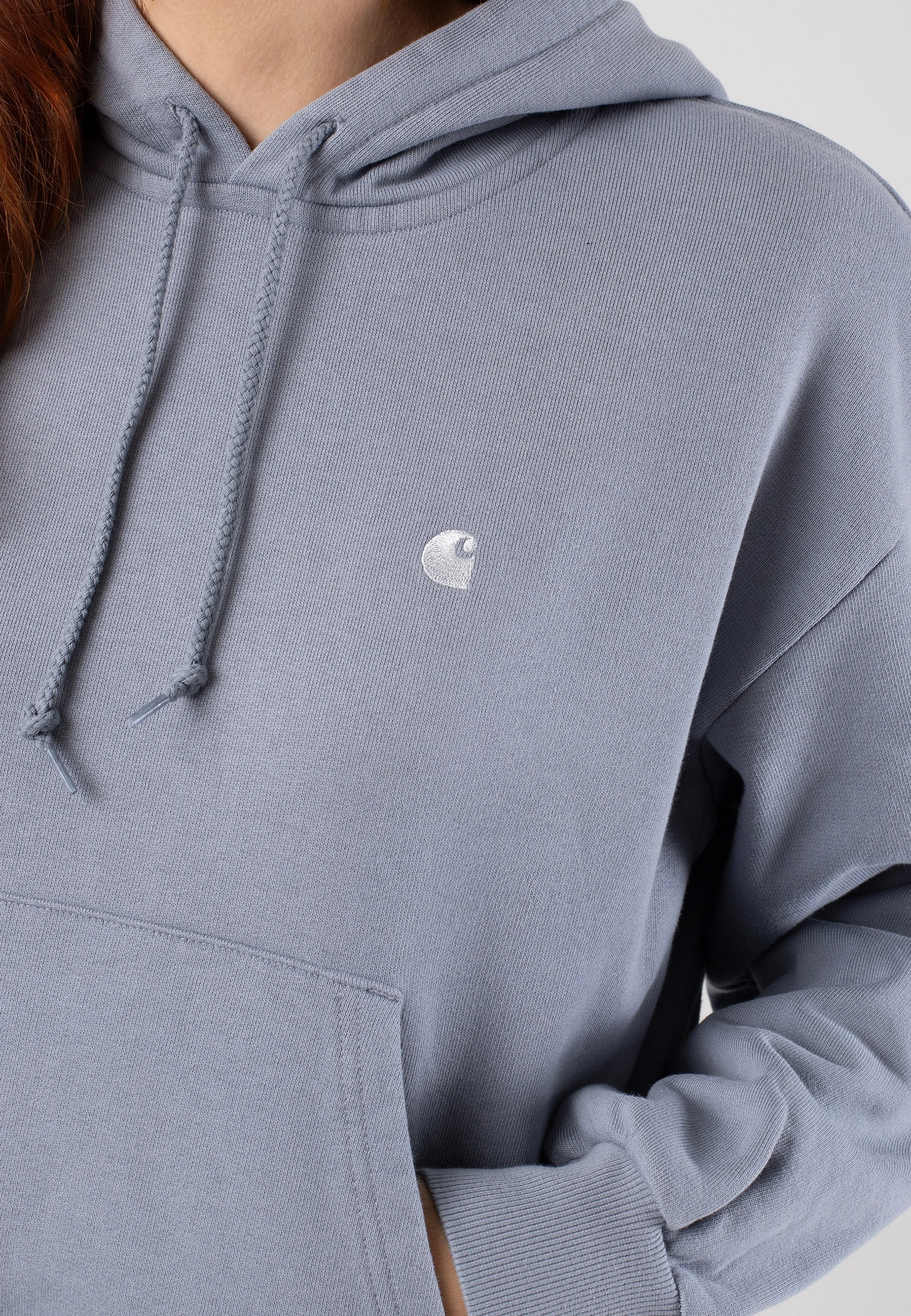 Warm Layers Carhartt WIP - W' Hooded Casey Mirror/Silver - Hoodie