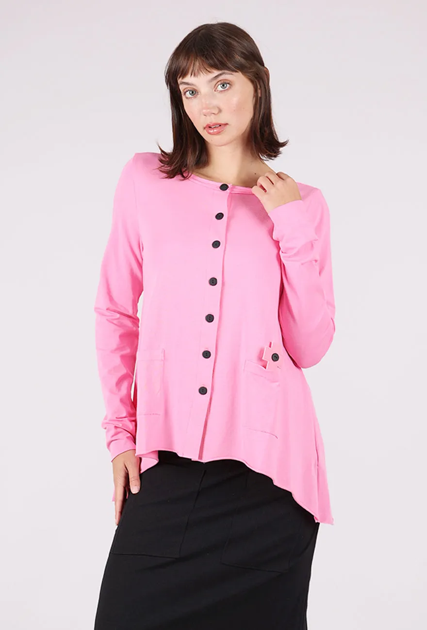 A Jardigan, Pink Timeless Style Minimal Style